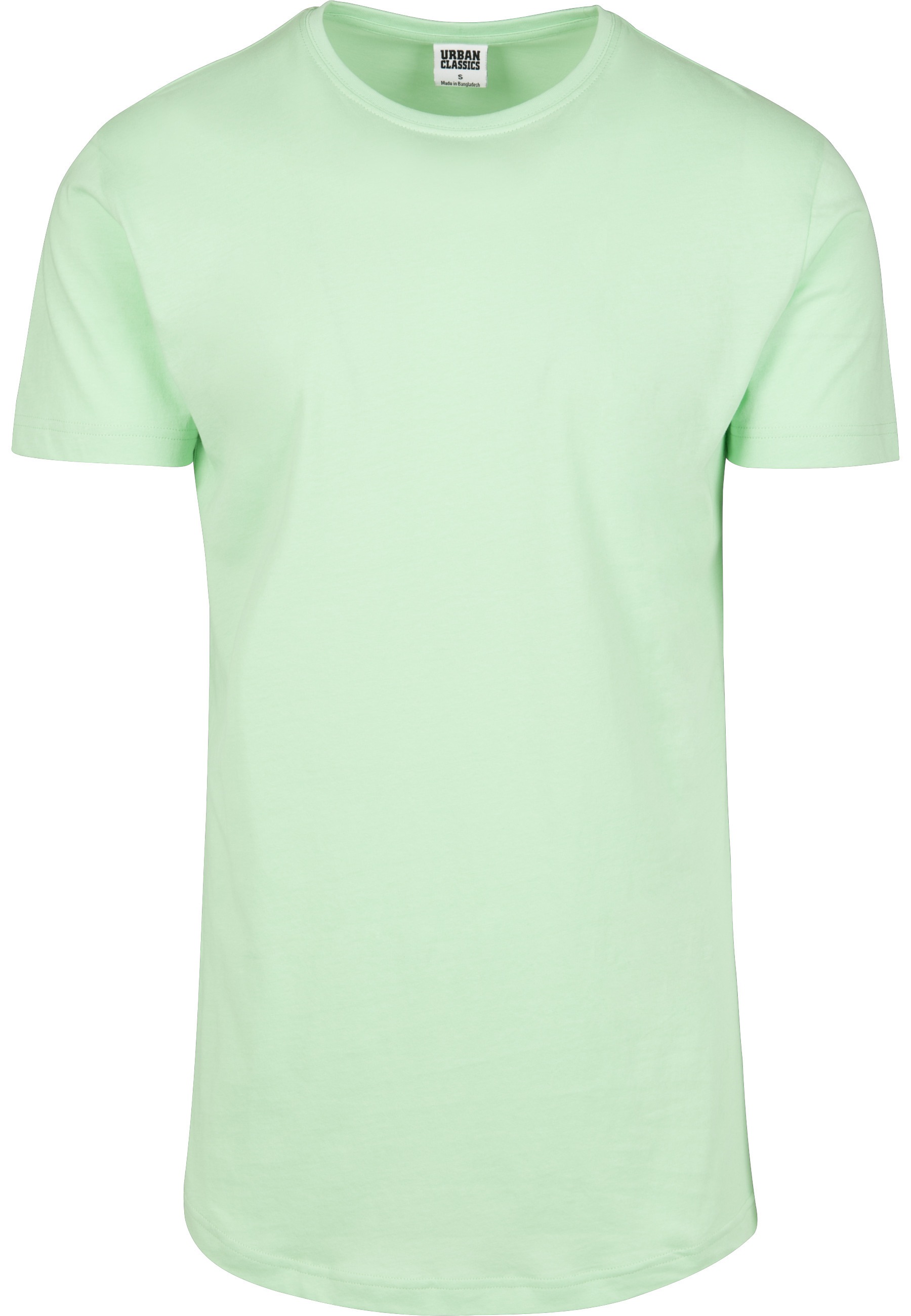 URBAN CLASSICS Kurzarmshirt "Urban Classics Herren Shaped Long Tee" 1 Stk.