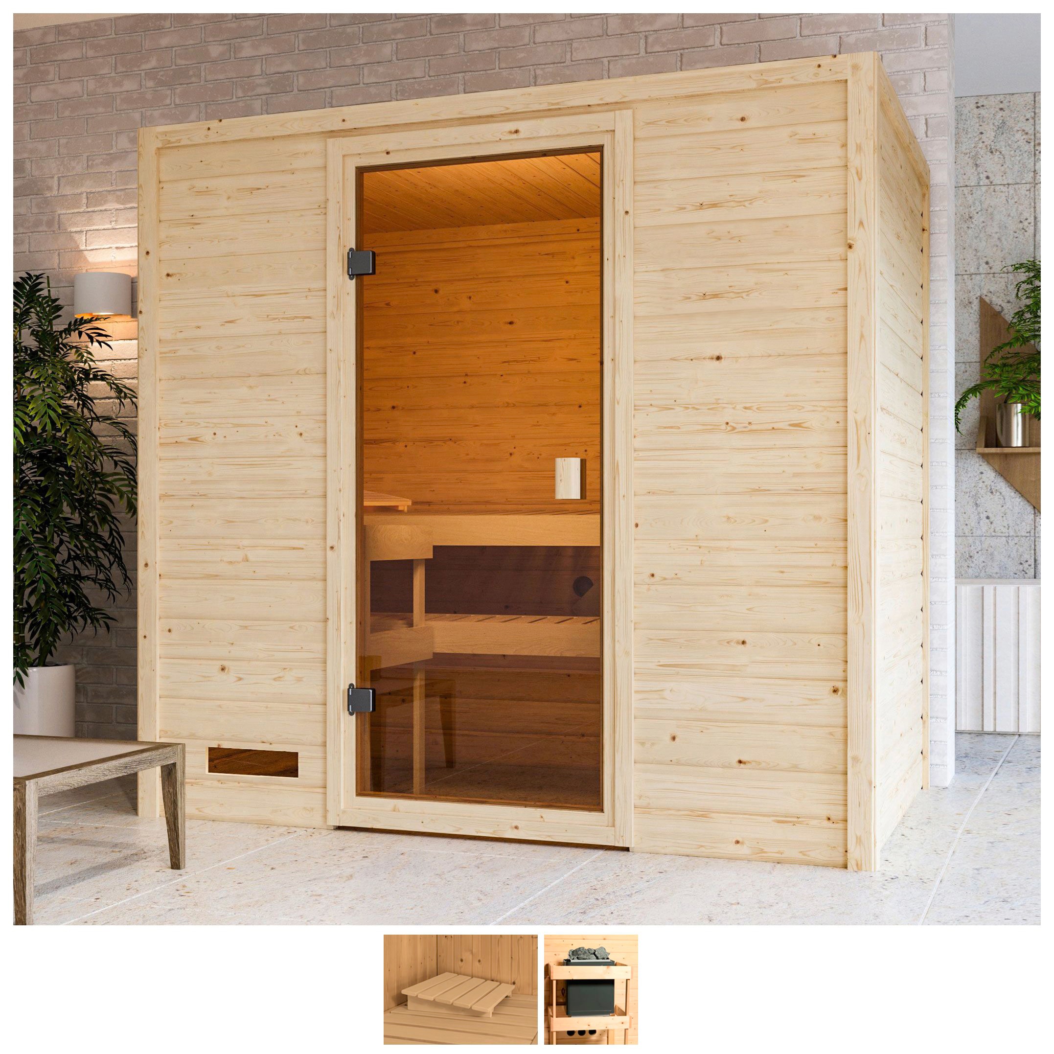 welltime Sauna "Sunie", ohne Ofen