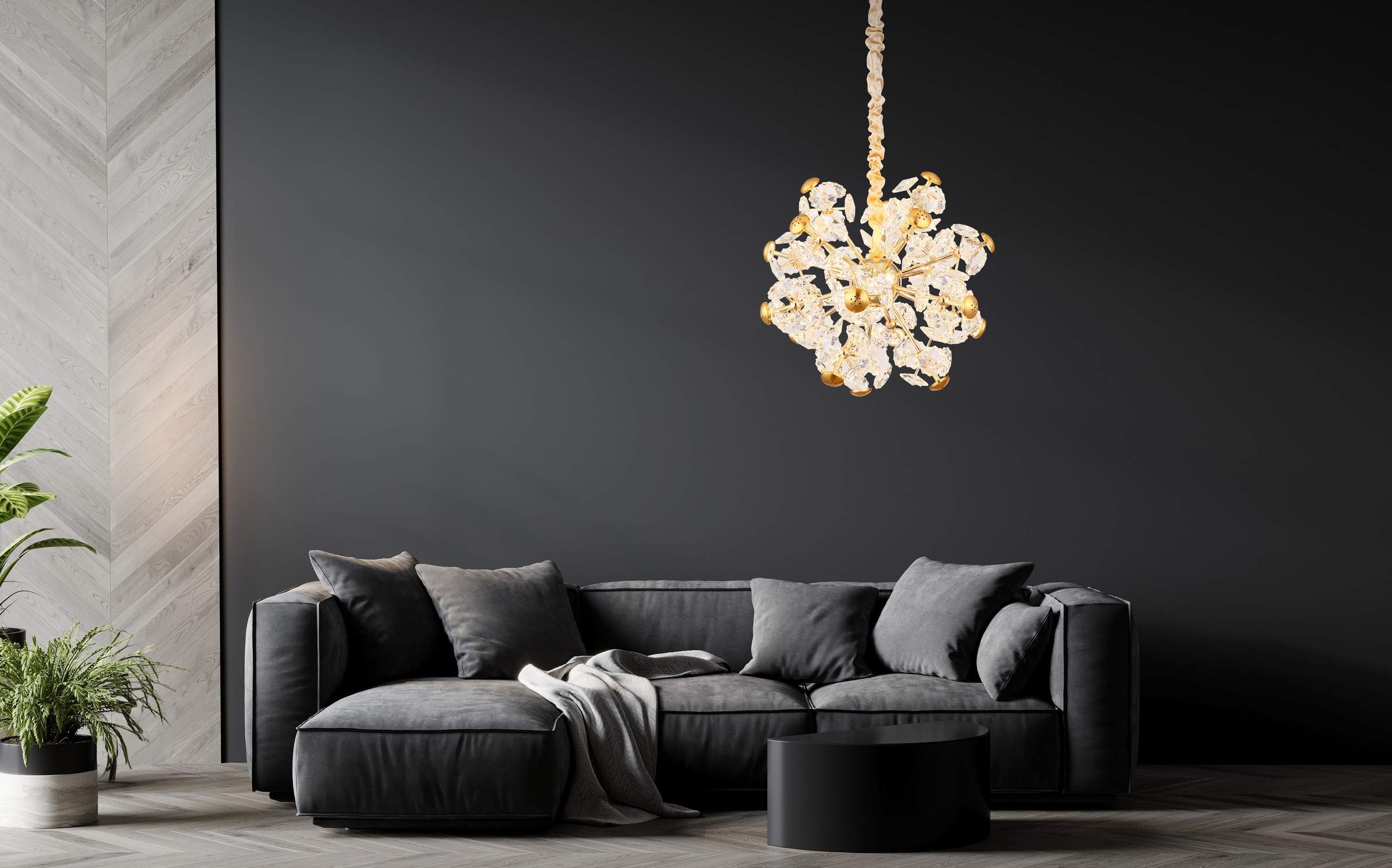 GLOBO LIGHTING Hängeleuchte »FLORIELLA« LED-Modul 1 Stk. Warmweiß Hängelampe Esszimmer-Leuchte Esstischleuchte Wohnzimmer