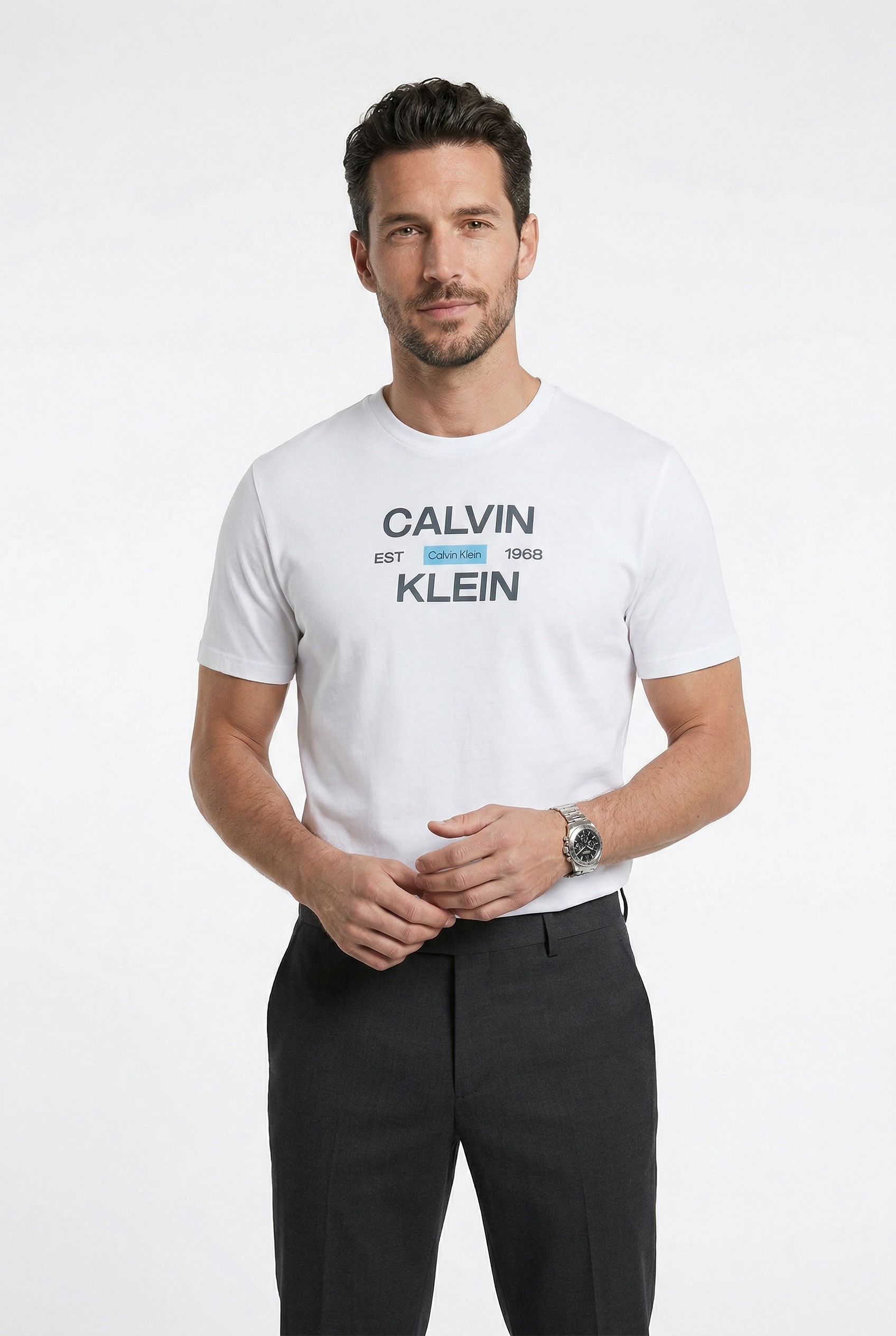 Calvin Klein Jeans T-Shirt "CALVINKLEIN STACK GRAP" Regular fit mit Print