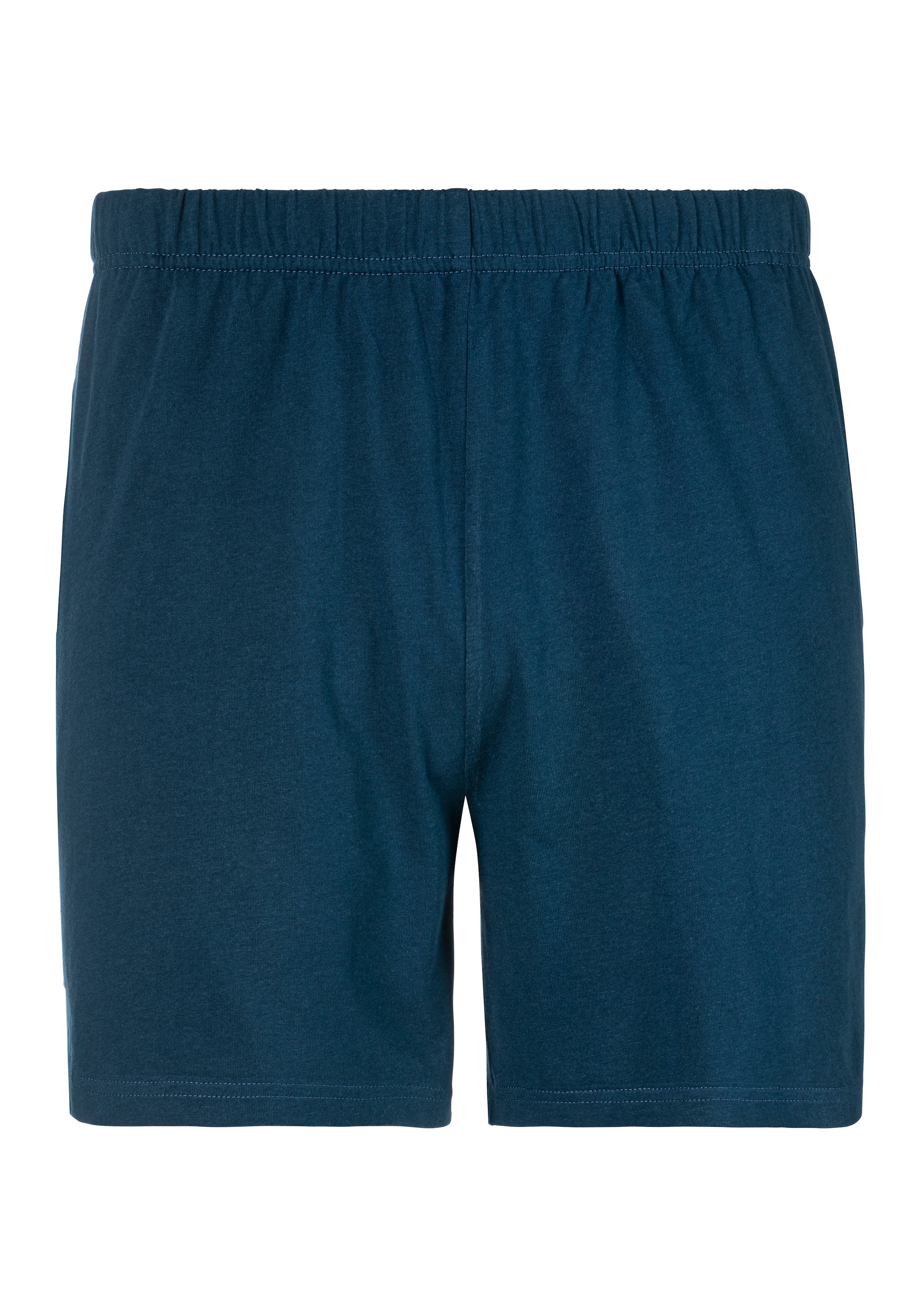 H.I.S Pyjama, (2 tlg., 1 Stück), Schlafanzug mit aufwendig gestreiftem Oberteil