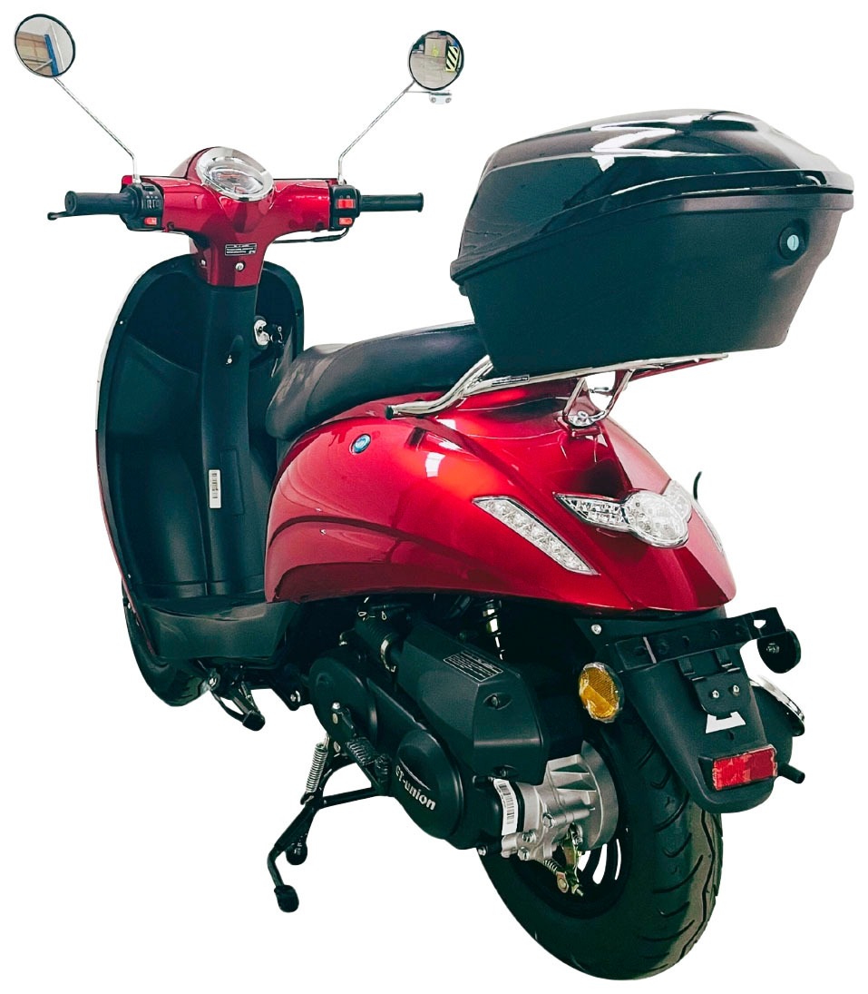 GT UNION Motorroller »Massimo«, BAUR cm³, | Raten Topcase 5, 3 auf Euro 50 45 km/h, PS, (Set), mit