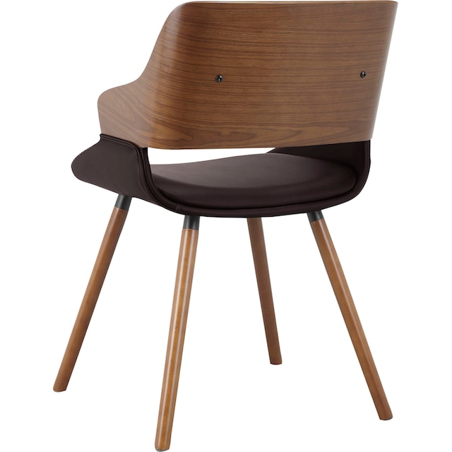 INOSIGN Armlehnstuhl »Yanara«, 2 St., Kunstleder, Pappelholz,  festmontierten Sitz- und Rückenkissen, Sitzhöhe 47,5 cm kaufen | BAUR