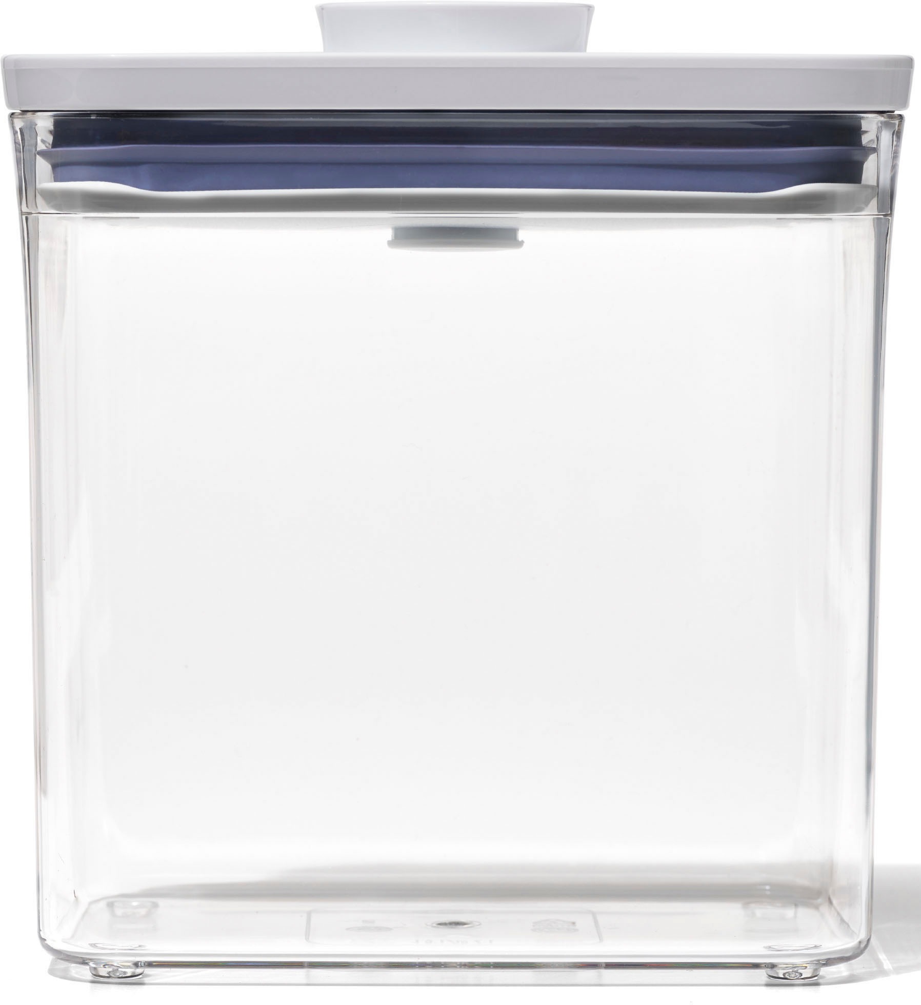 Vorratsdose OXO GOOD GRIPS, transparent, Lebensmittelaufbewahrungsbehälter, Vorratsdose, RECHTECK KURZ - 1.6L 3