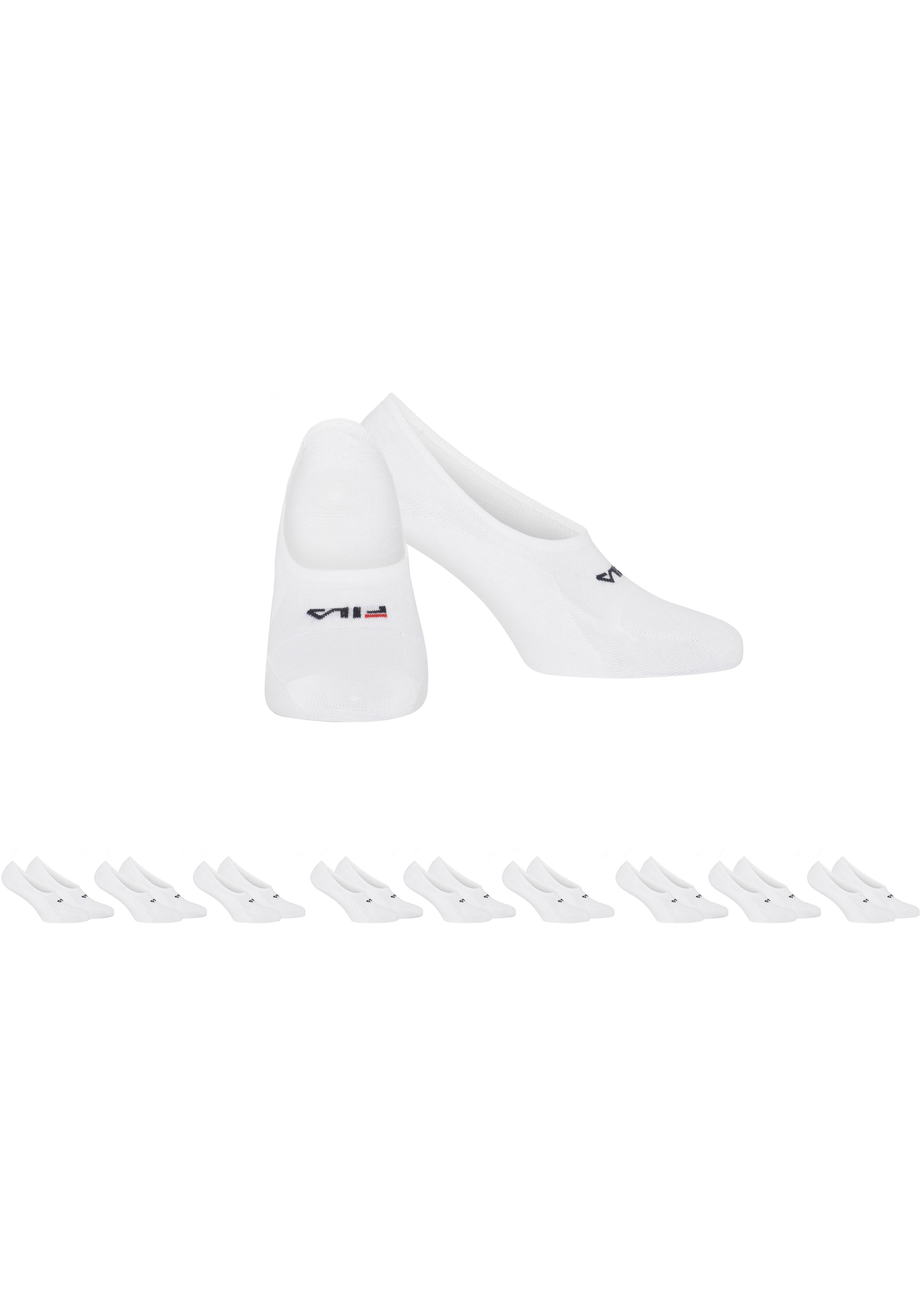 Fila Füßlinge »UNISEX GHOST SOCKS SILICONE HEEL INSIDE«, (9 Paar), mit Logo-Schriftzug