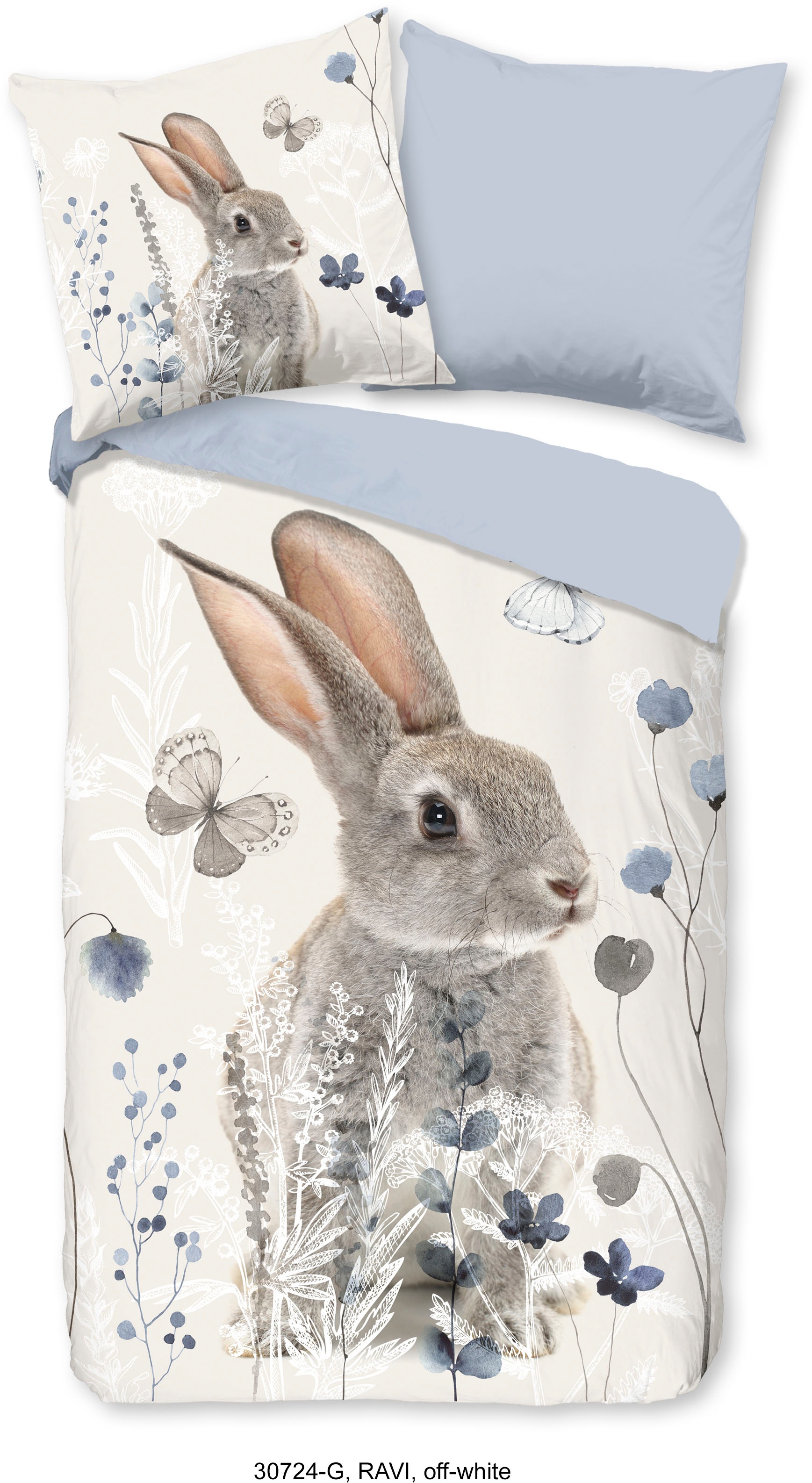 good morning Kinderbettwäsche "Ravi" 2 Stk. tlg. 100% Baumwolle, 135x200, R günstig online kaufen