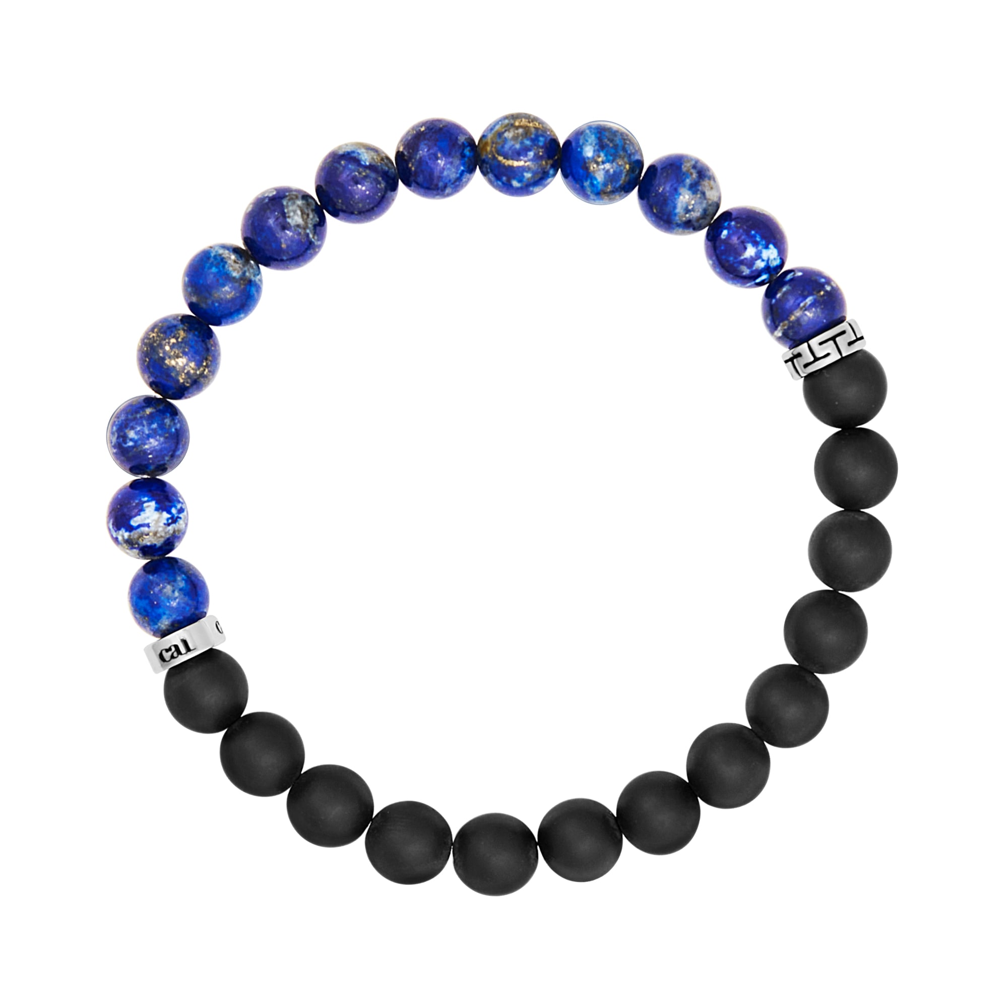 CAÏ Armband »Lapis & Onyx 21cm«