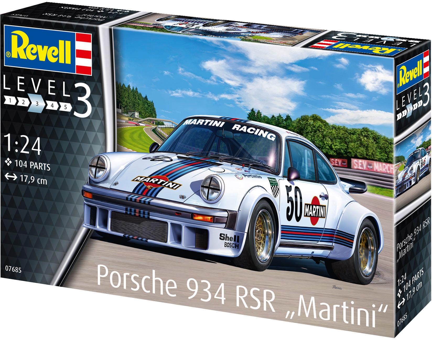 Revell® Modellbausatz »Porsche 934 RSR "Martini"«, 1:24, Made in Europe