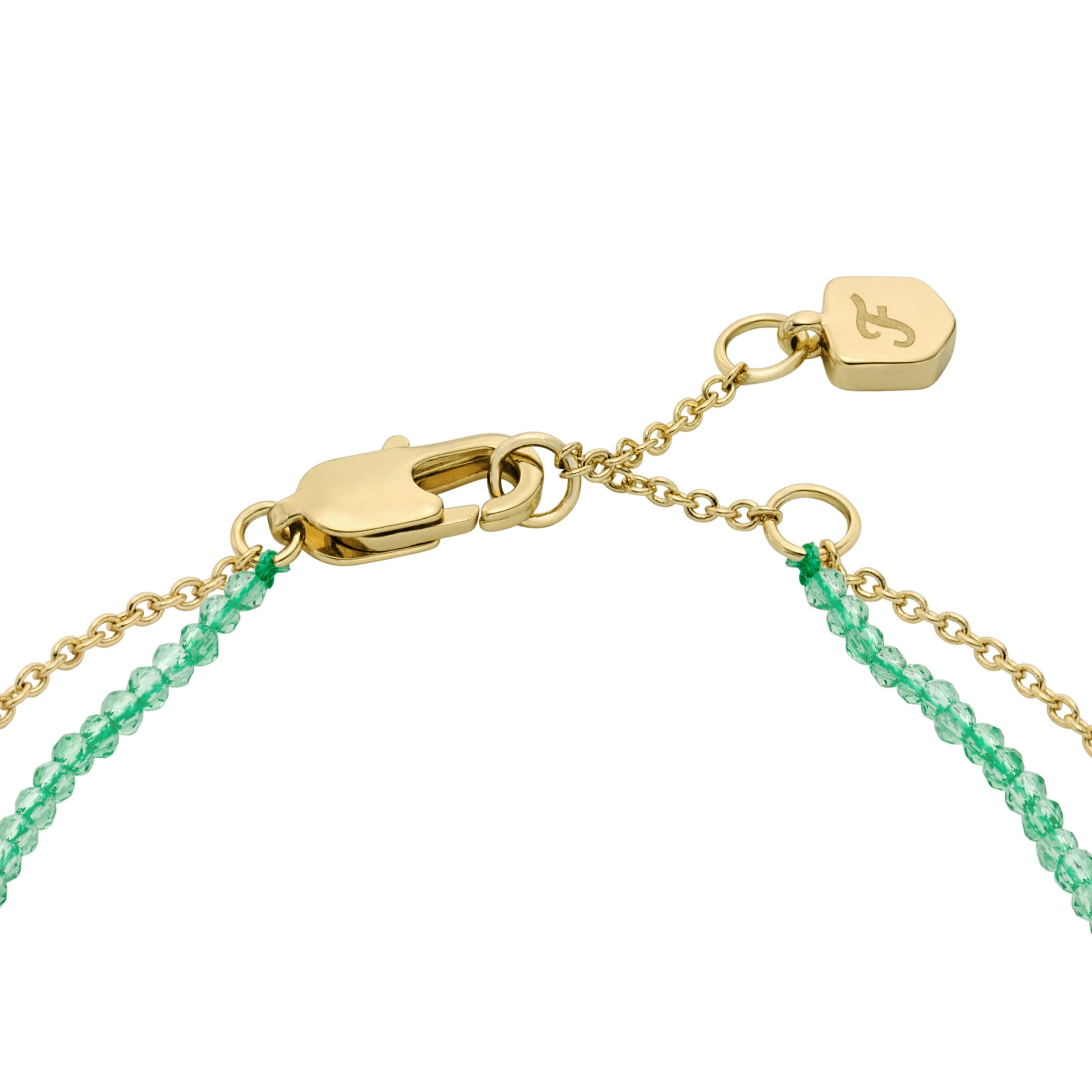 Fossil Armband »Schmuck SUTTON Evil Eye Böser Blick magisches Auge, JA7284710«, mit Glasstein
