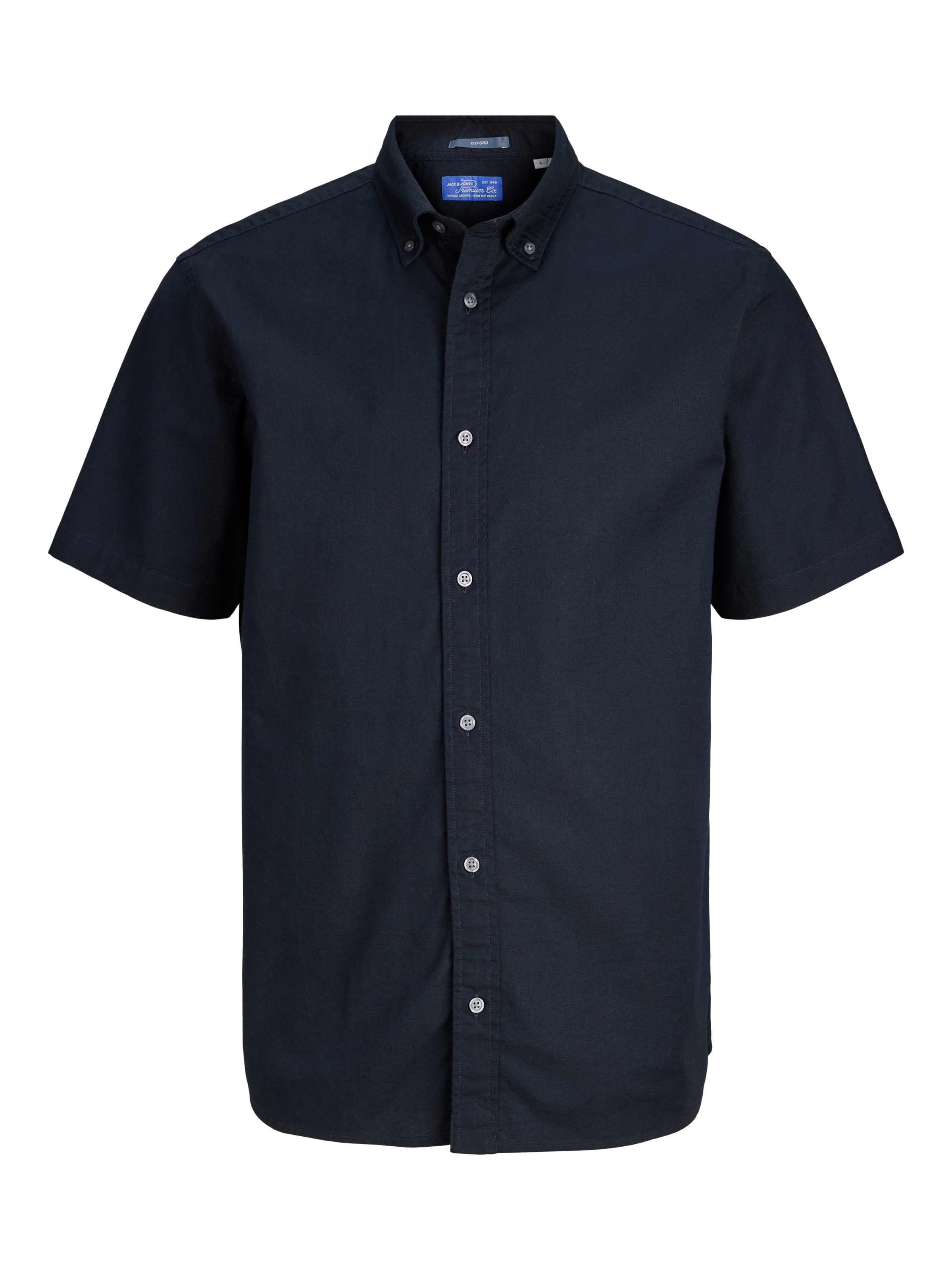 Jack & Jones Kurzarmhemd »JPRBLUHARVEY OXFORD S/S SHIRT« mit Button-Down Kragen