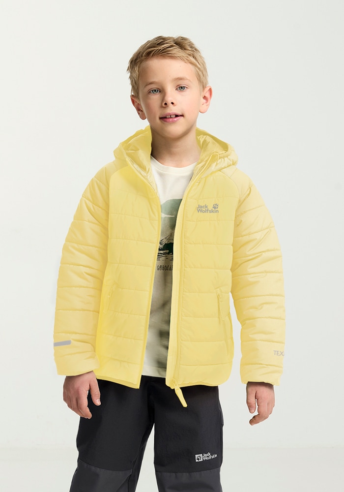 Jack Wolfskin Outdoorjacke »ZENON JKT KIDS«, mit Kapuze