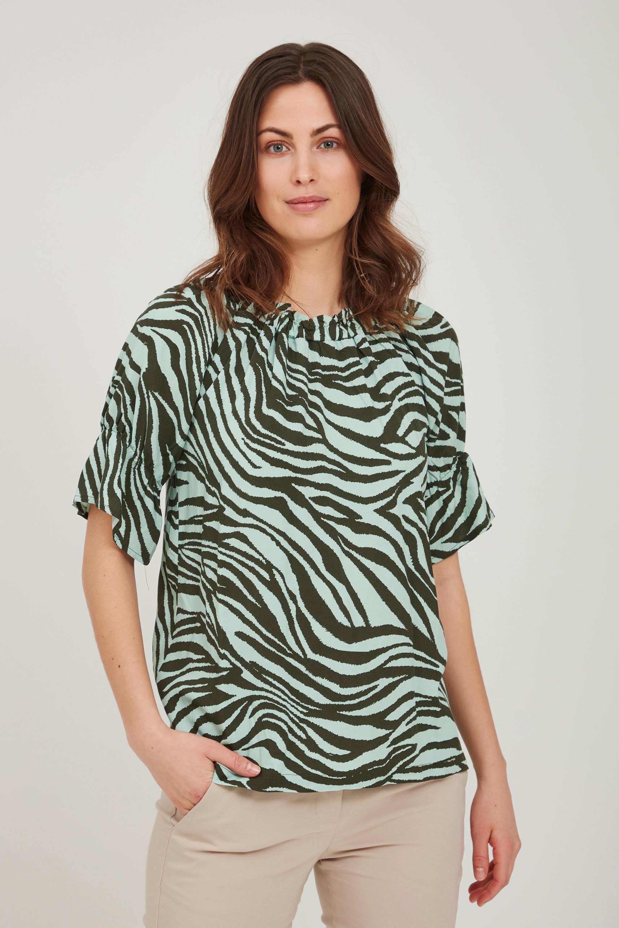 fransa Shirtbluse "Fransa FRAlzebra"