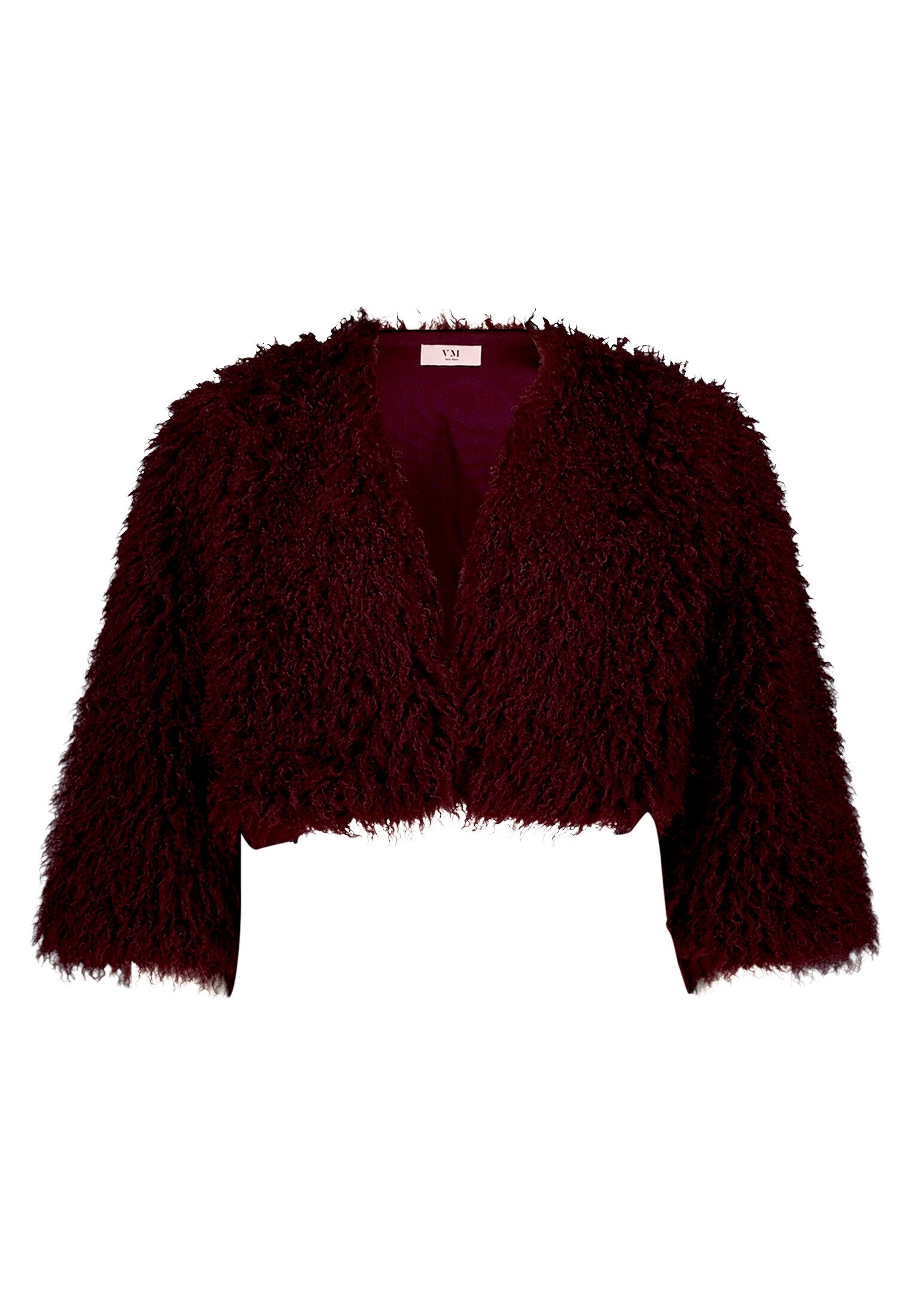 Vera Mont Fellimitatjacke »Damen mit Rundhalsausschnitt«