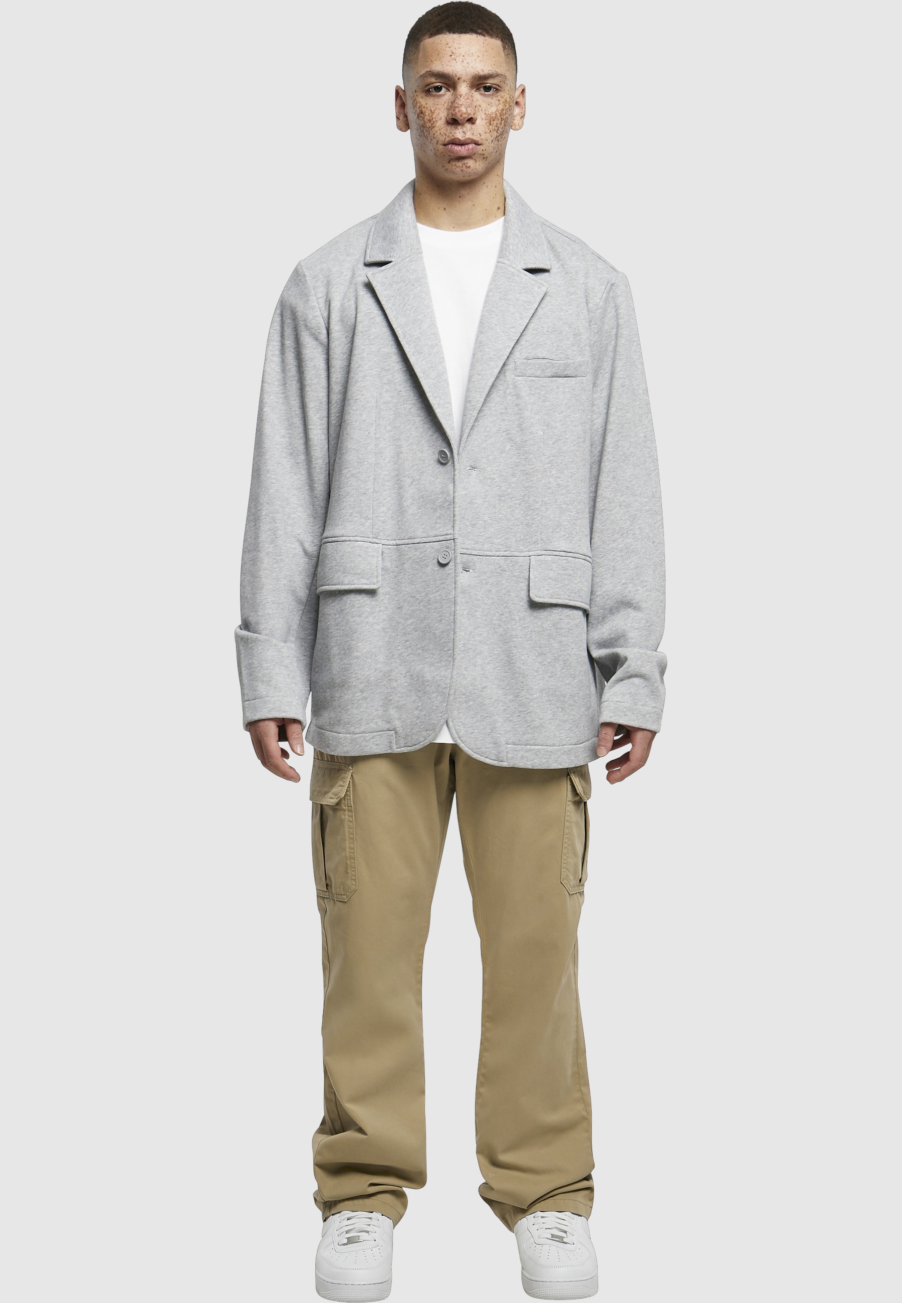 URBAN CLASSICS Langmantel »Urban Classics Herren Terry Blazer«