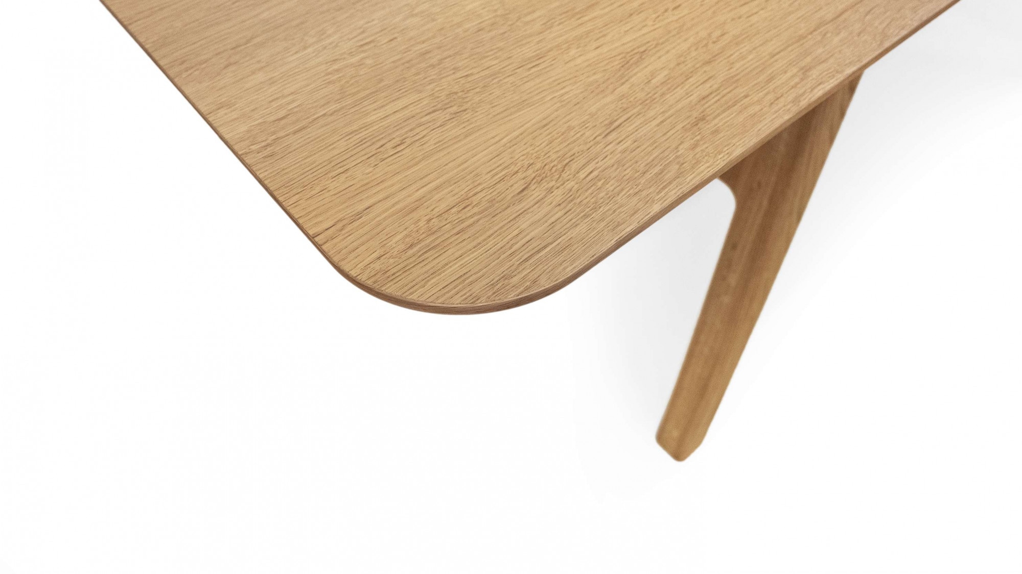 Woodman Esstisch »Curved«, Scandi Design, Breite 180 cm, ausziehbar auf 220 cm