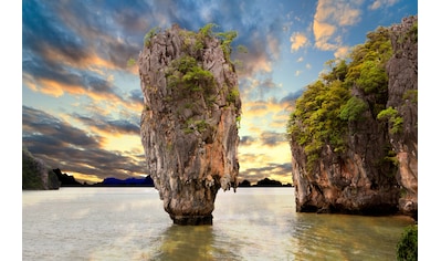 Fototapete »INSEL-PHANG NGA THAILAND JAMES BOND KLIPPE GEBIRGE MEER«