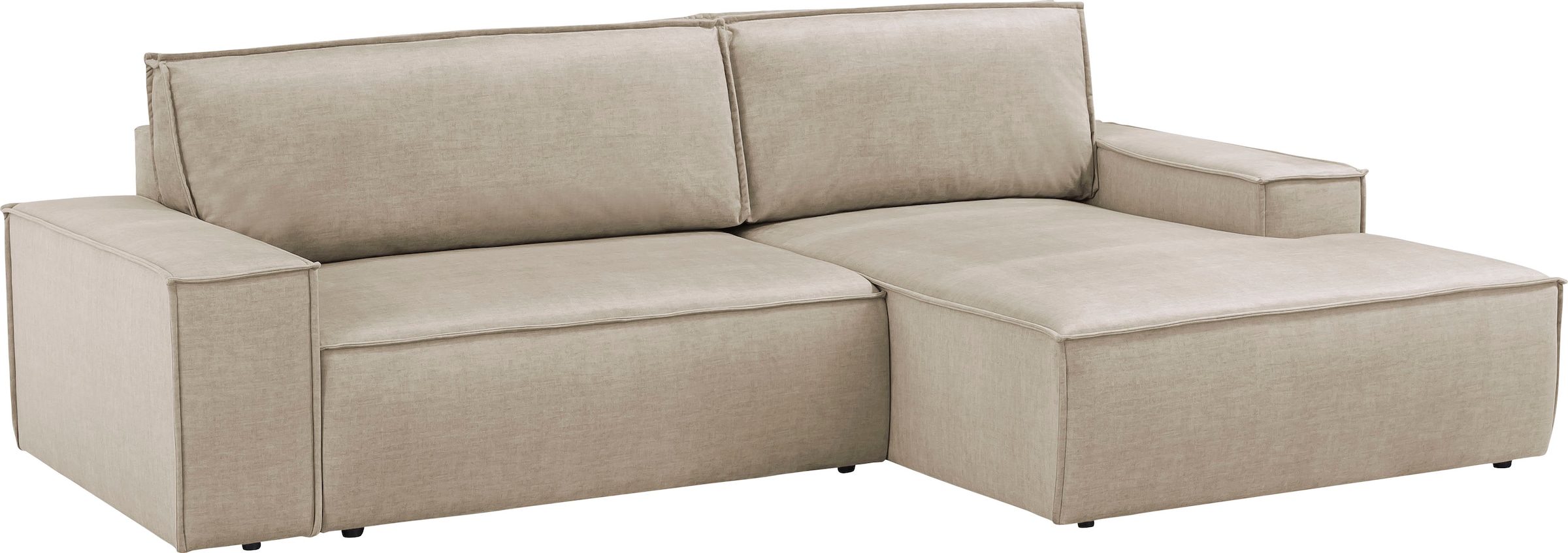 Ecksofa SHERWOOD Schlafsofa, mit Bettkasten, Cord-Bezug