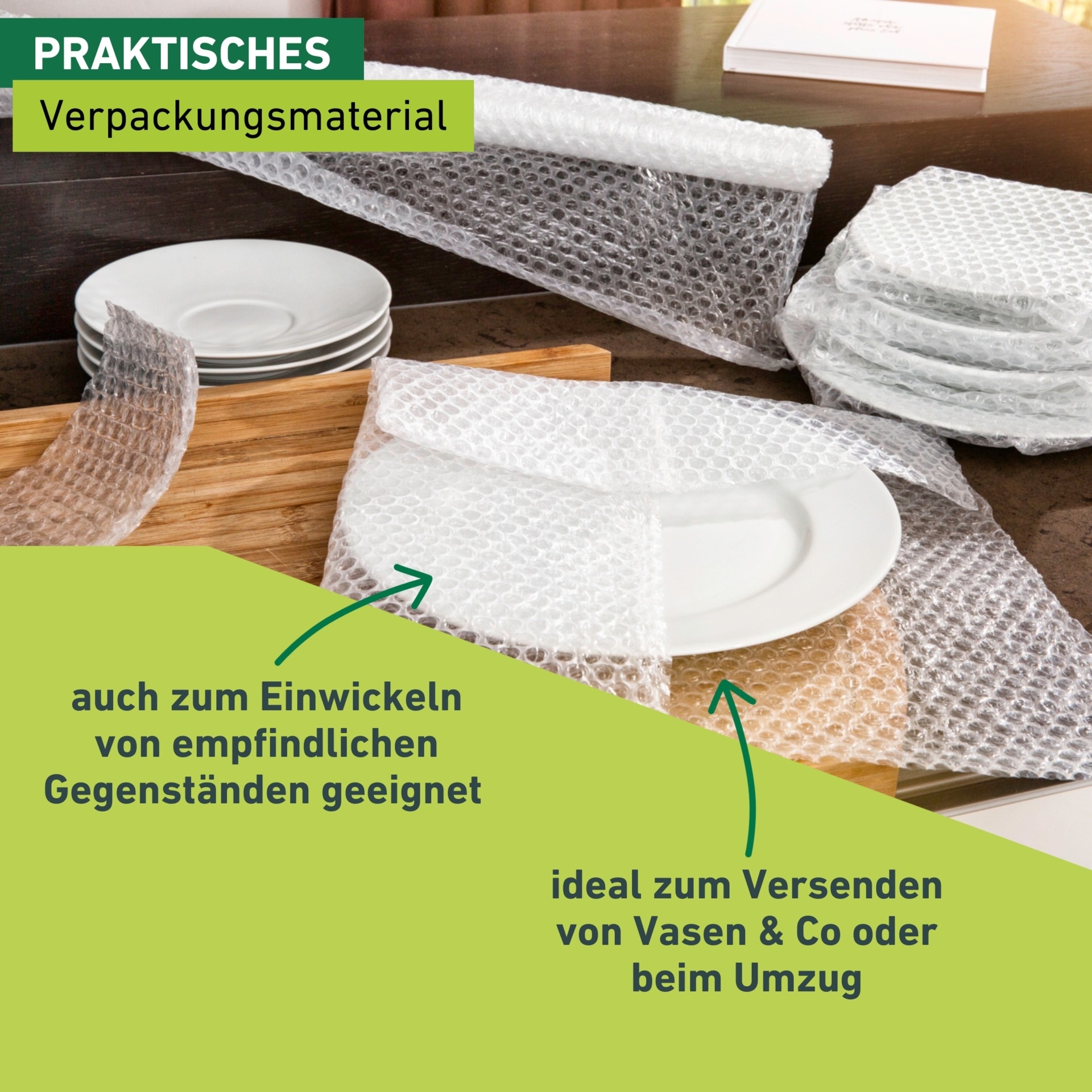 Windhager Schutzplane »Windschutzvlies, Kälteschutzfolie für Topfpflanzen« Luftpolsterfolie gegen Frost, Noppenfolie zuschneidbar, 5 x 1 m