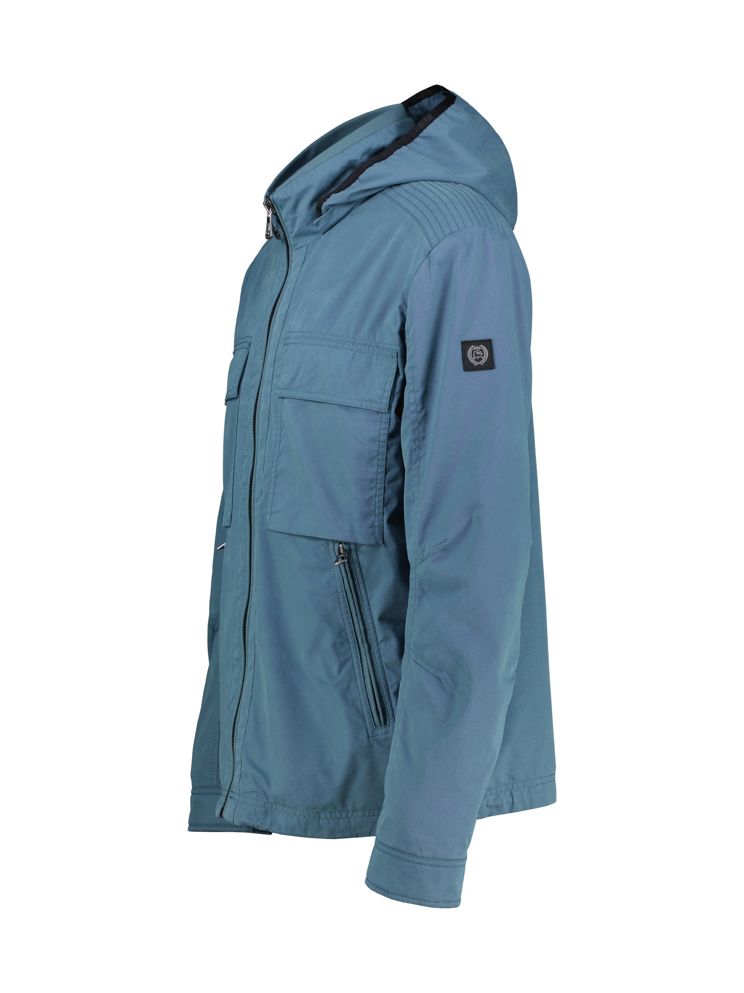 LERROS Outdoorjacke »LERROS Shell-Blouson mit abnehmbarer Kapuze«, mit Kapuze, Keine Angabe