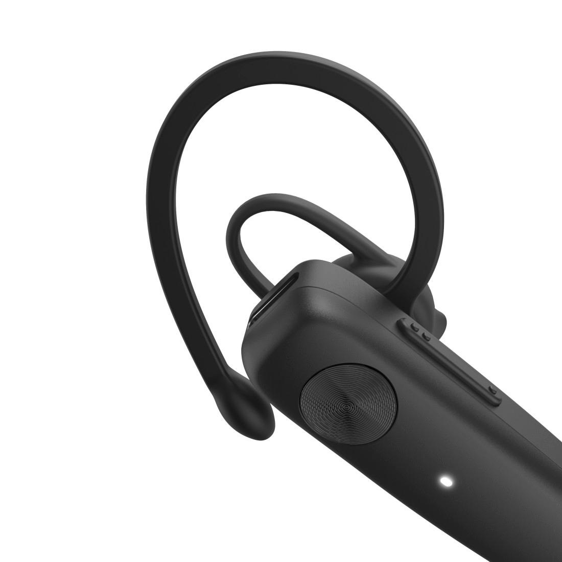 Hama Bluetooth-Kopfhörer »Mono-Bluetooth®-Headset, kabellos, Multipoint«, Sprachsteuerung, ultraleicht