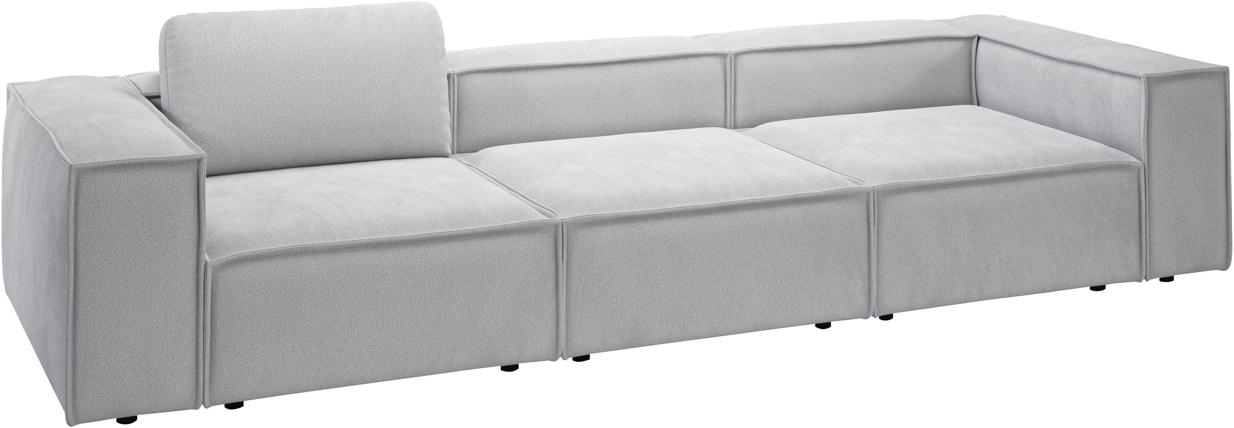Places of Style 3,5-Sitzer »Watertown, modernes Big-Sofa XXL, 336 cm Breite, auch in Feincord«, Riesiges Designersofa mit viel Platz & weichen Bezügen in Trendfarben