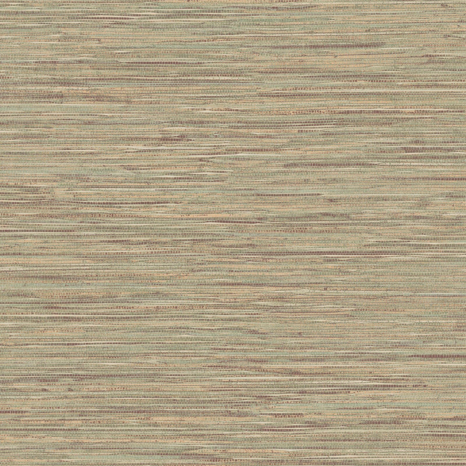 WOW Vliestapete »Grasspaper olive Braun«, FSC® zertifiziert, mit lebhaftem Druck, 10 Meter Länge
