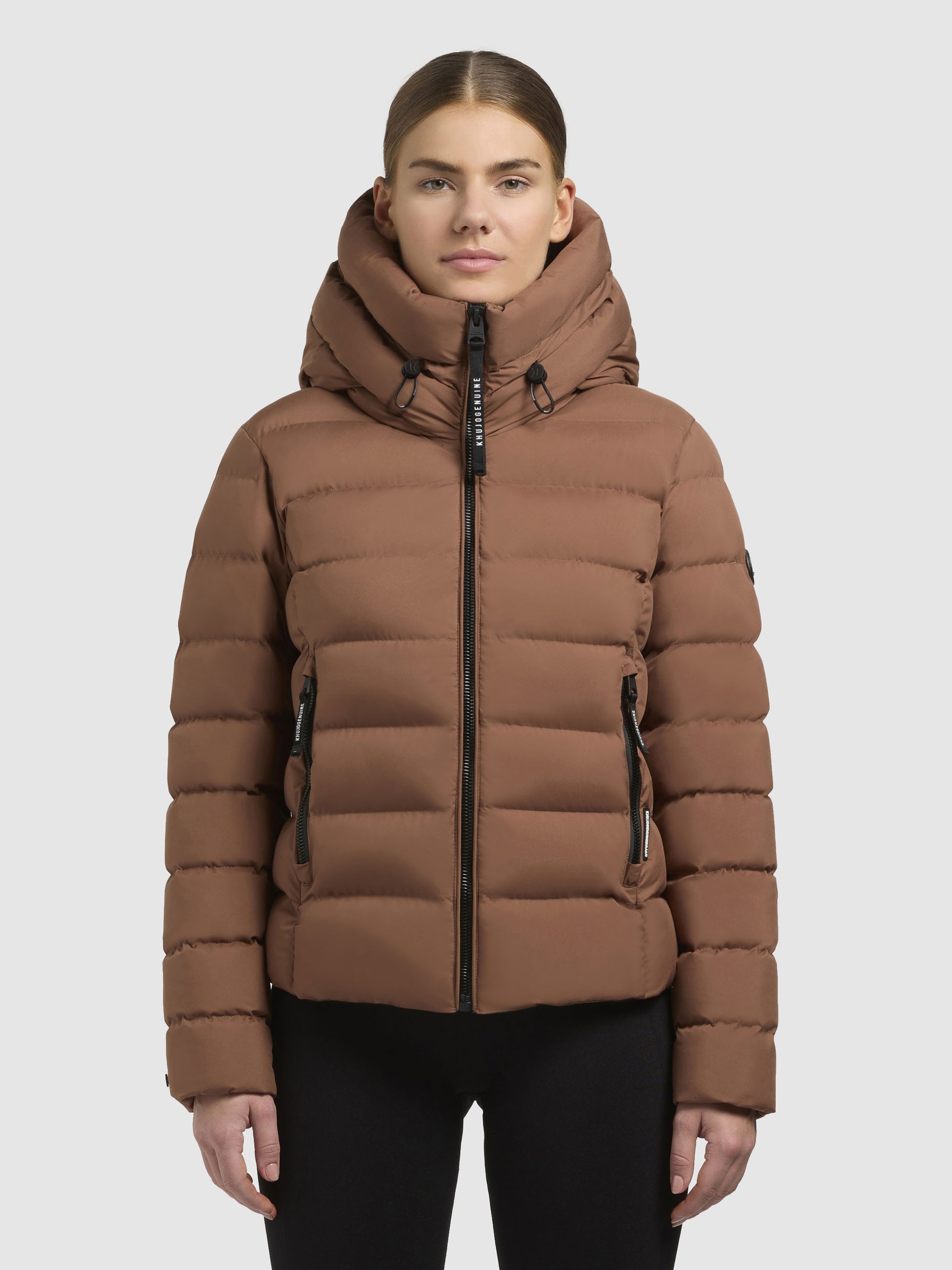 khujo Steppjacke »VADEA«, mit Kapuze