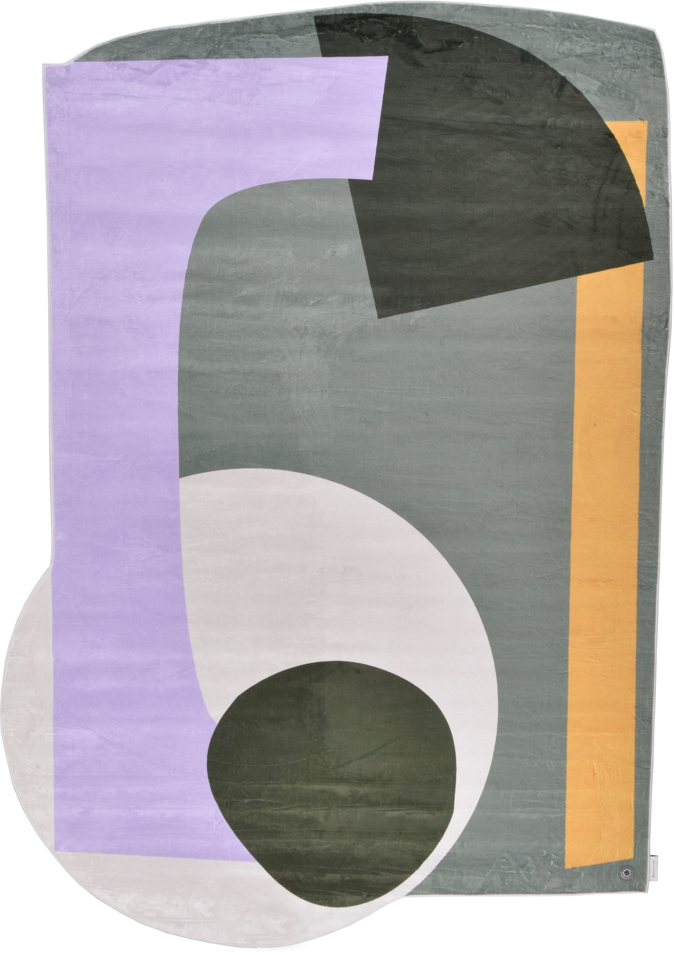 TOM TAILOR HOME Teppich »Shapes - EIGHT«, Motivform, 5 mm Höhe, Kurzflor, bedruckt, modernes Design