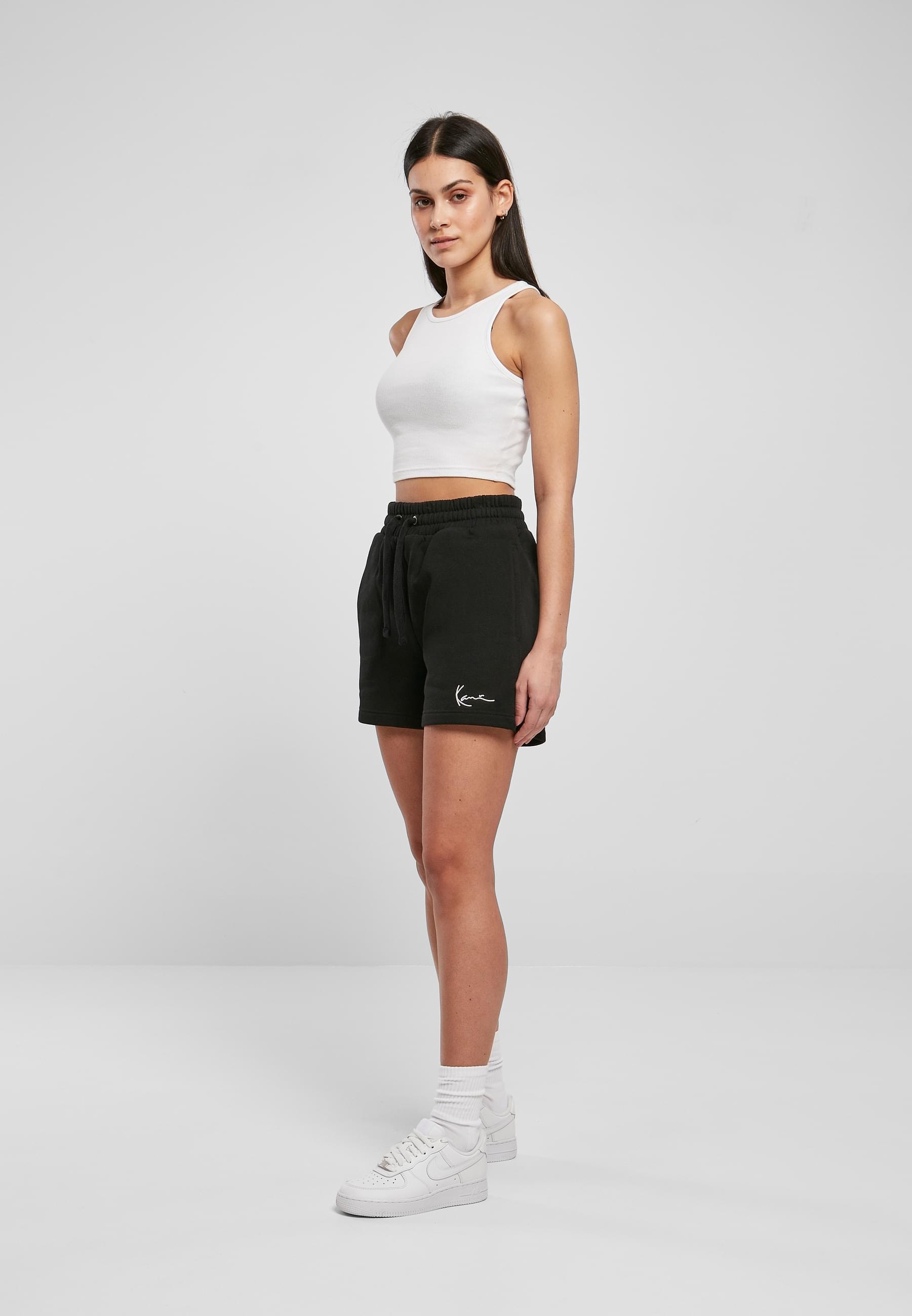 Karl Kani Stoffhose »Karl Kani Damen KW-PS011-001-01 Small Signature Shorts black«, (1 tlg.)