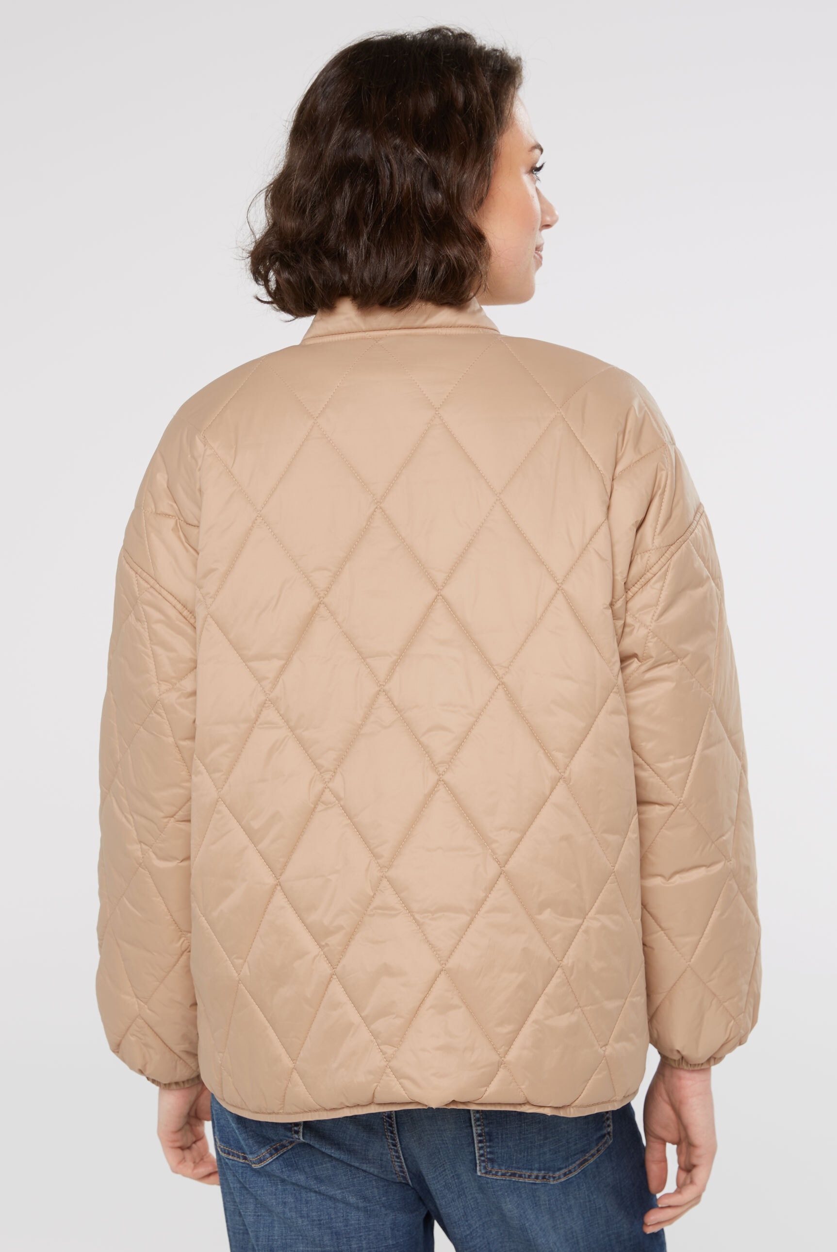 SENSES.THE LABEL Outdoorjacke, ohne Kapuze, mit Elastikbündchen