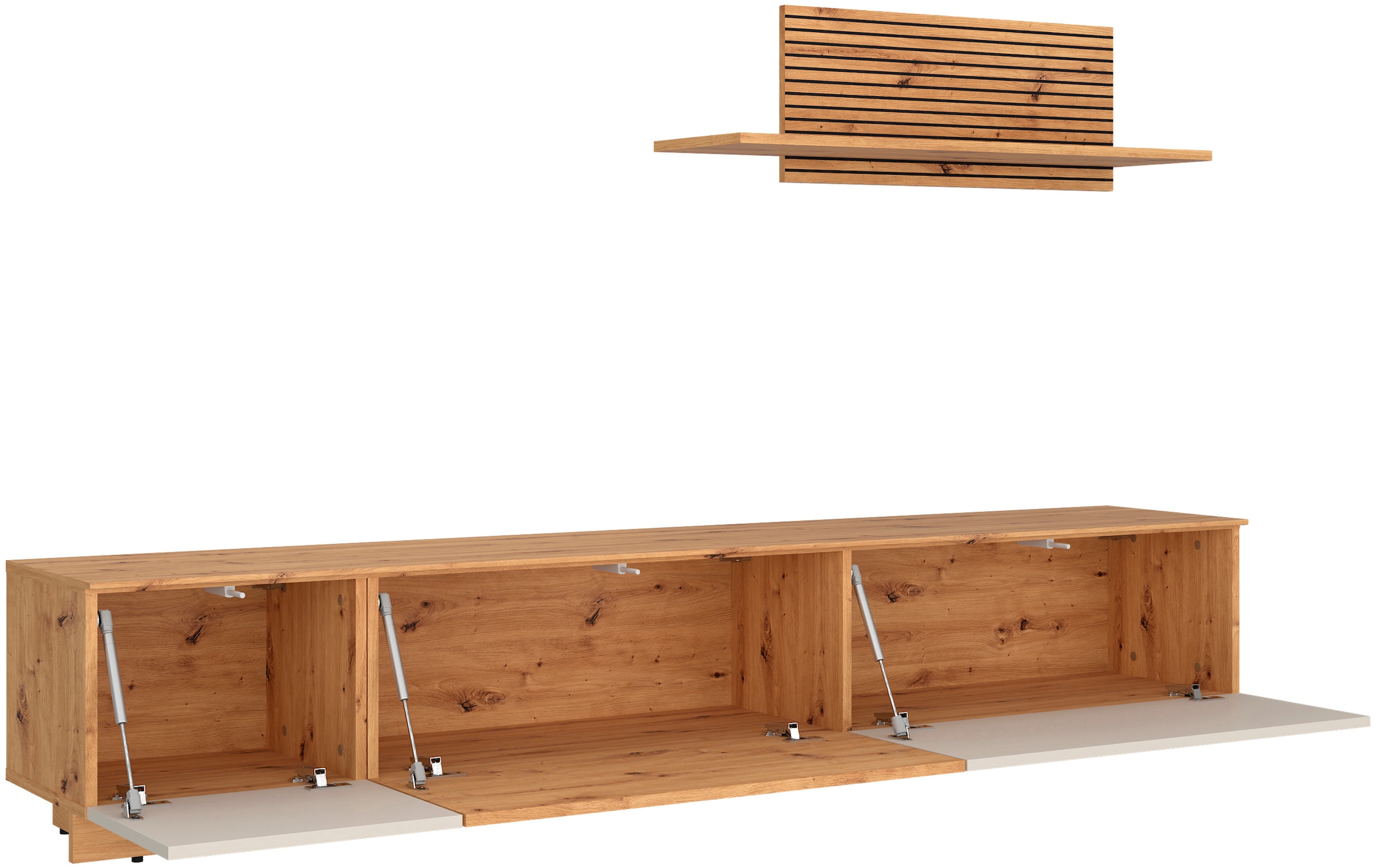 OTTO home Wohnwand »Paroli, mit Lowboard und Paneel«