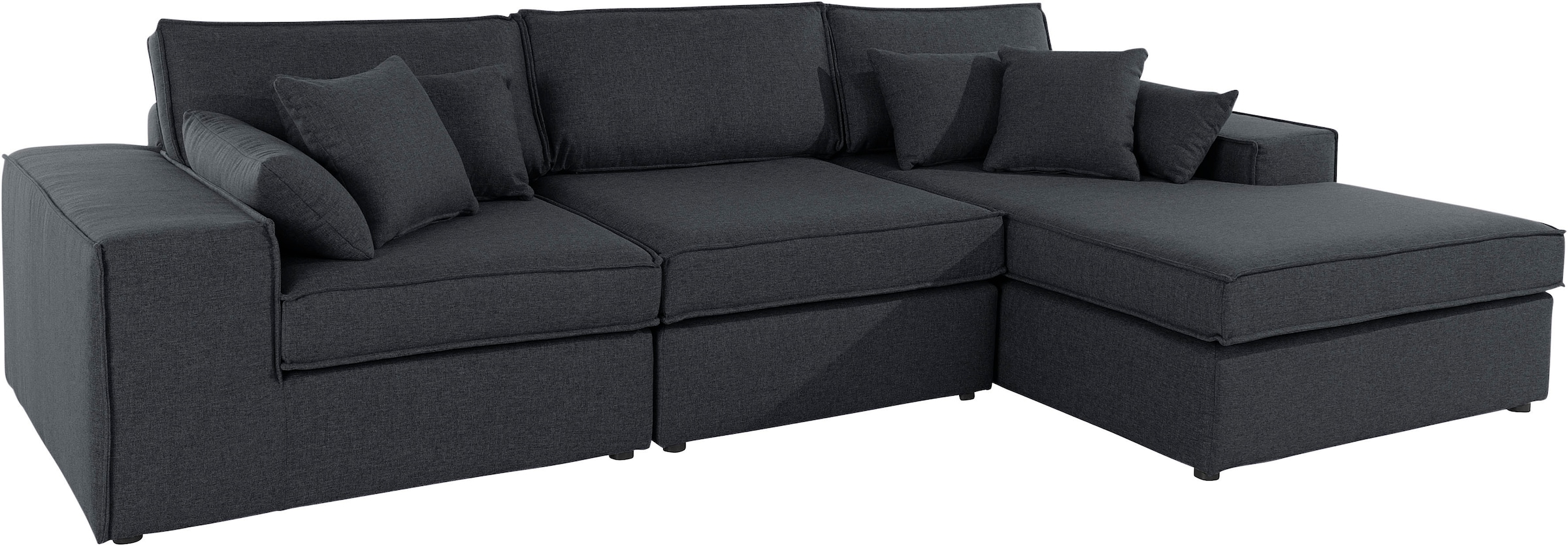 RAUM.ID Ecksofa »Florid L-Form«, 3 Teile, bestehend aus Modulen, viele Bezugsqualitäten, auch in Cord