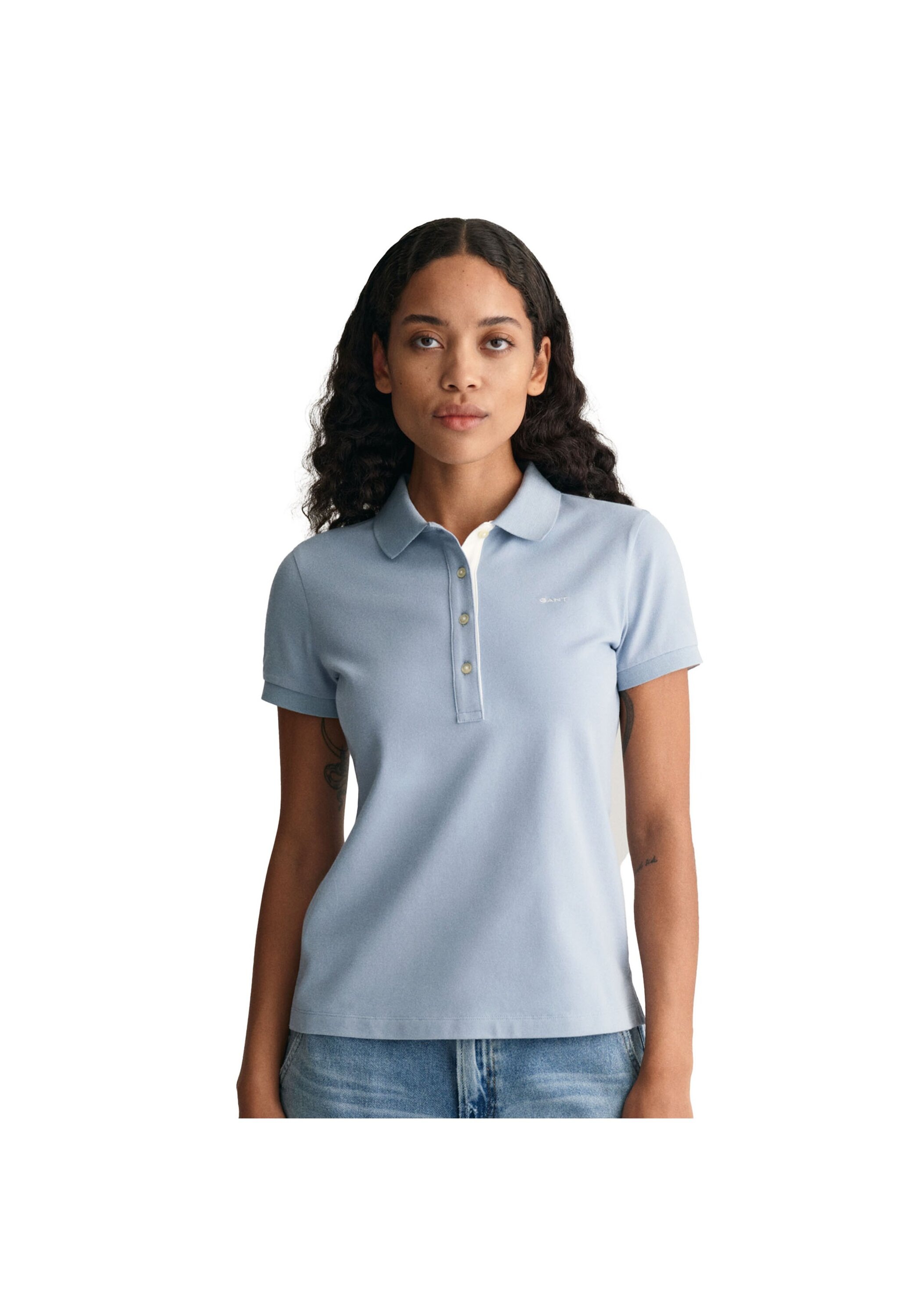 Gant Poloshirt »Poloshirt CONTRAST COLLAR PIQUE POLO 1er Pack«
