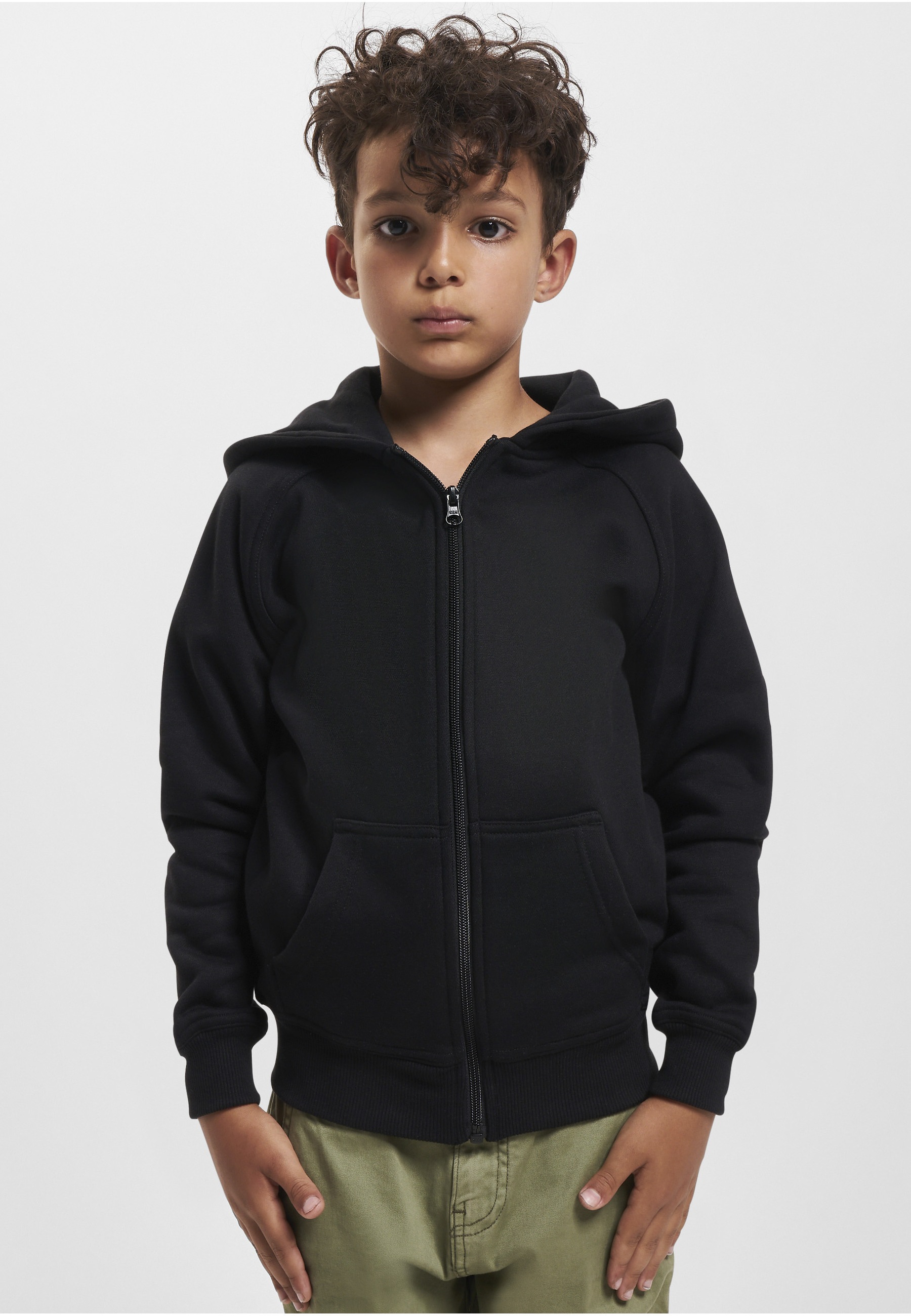 URBAN CLASSICS Kapuzenpullover »Urban Classics Herren Boys Zip Hoody« 1 Stk.