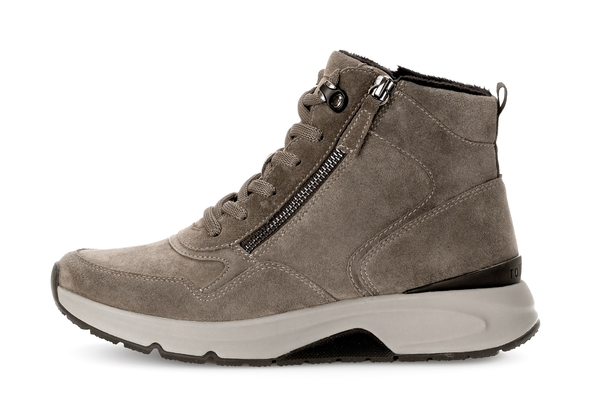 Gabor Rollingsoft Keilsneaker, Plateau, Schnürboots, Kofmortschuh mit herausnehmbarem Fußbett
