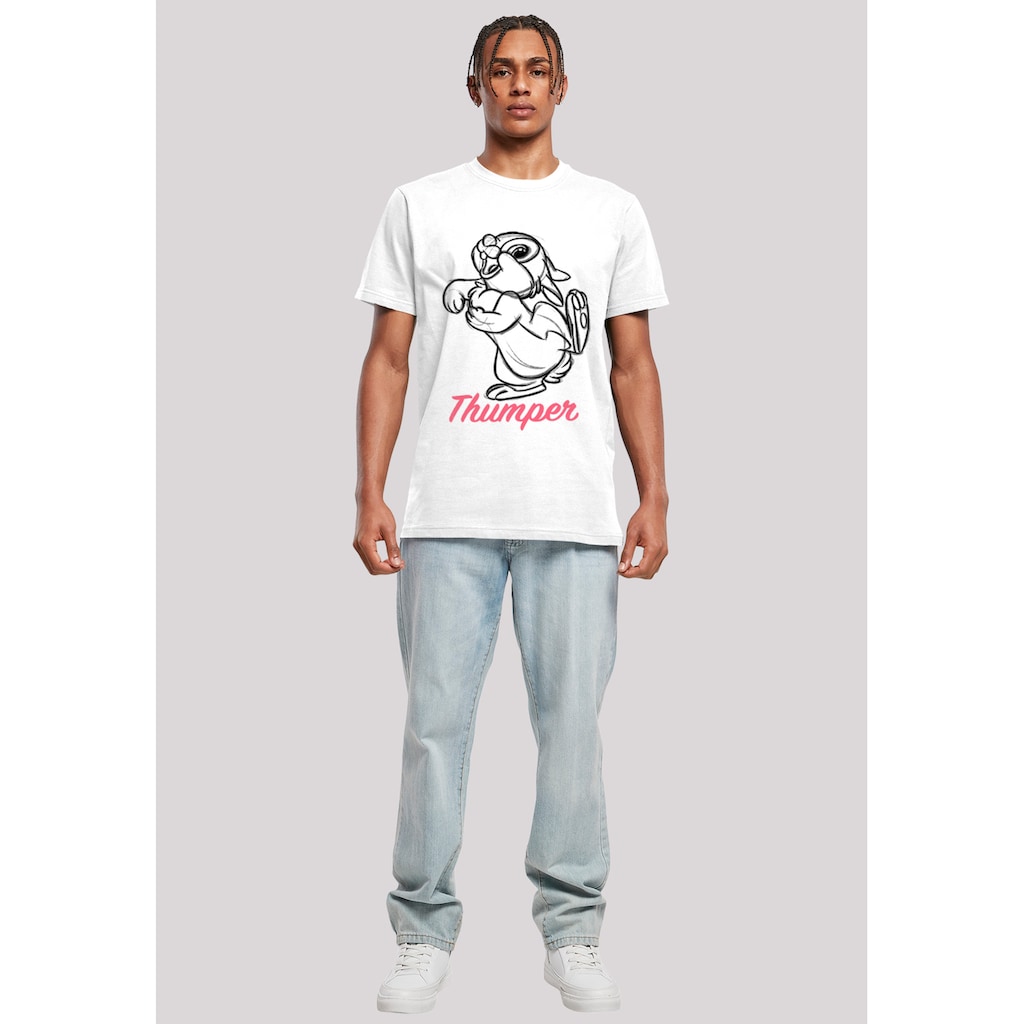 F4NT4STIC T-Shirt »Disney Bambi Klopfer Line Zeichnung«