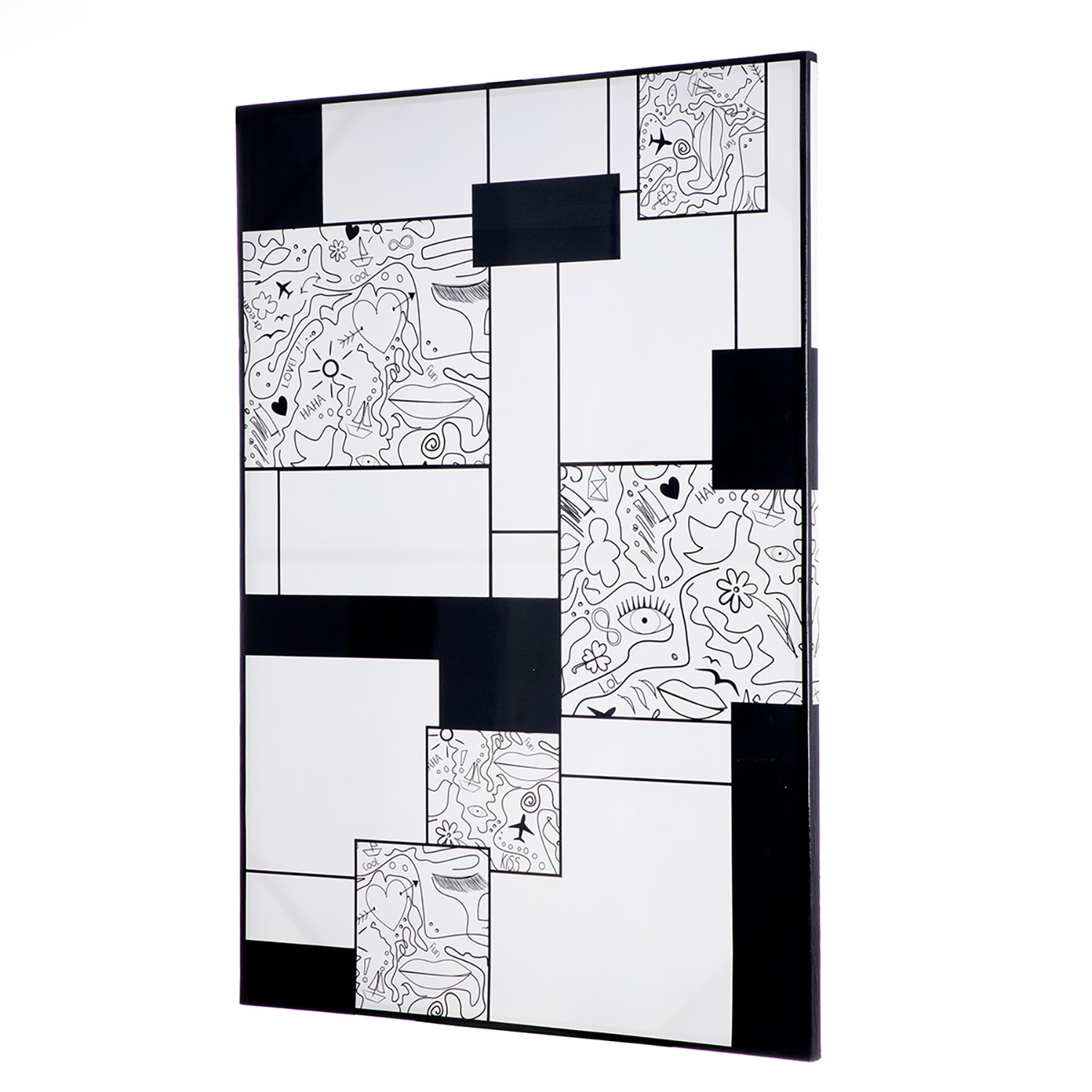 Casablanca by Gilde Leinwandbild "Modern Art rechteckig", (1 St.) günstig online kaufen