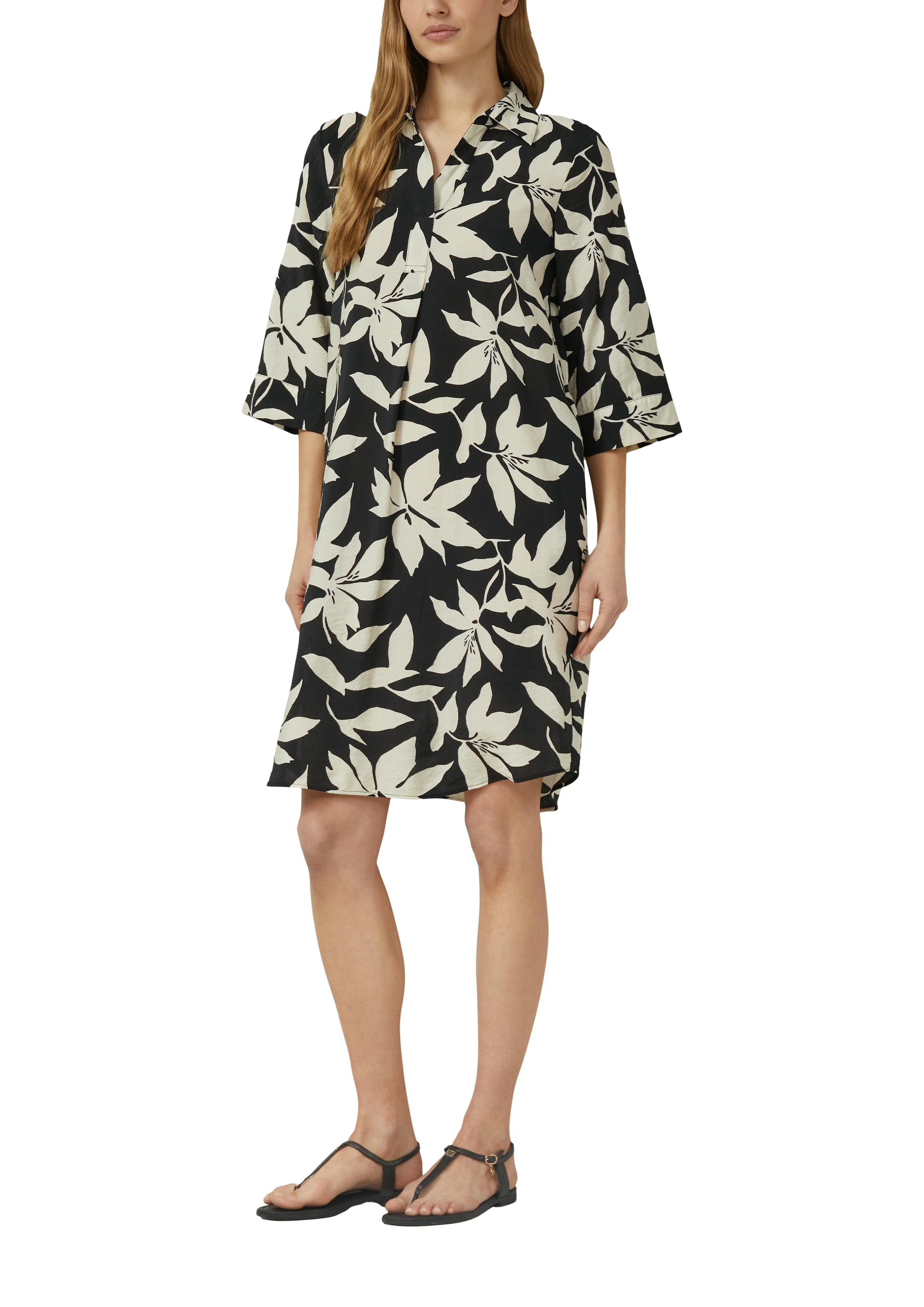 s.Oliver Blusenkleid Eingrifftaschen mit seitlichen Eingrifftaschen