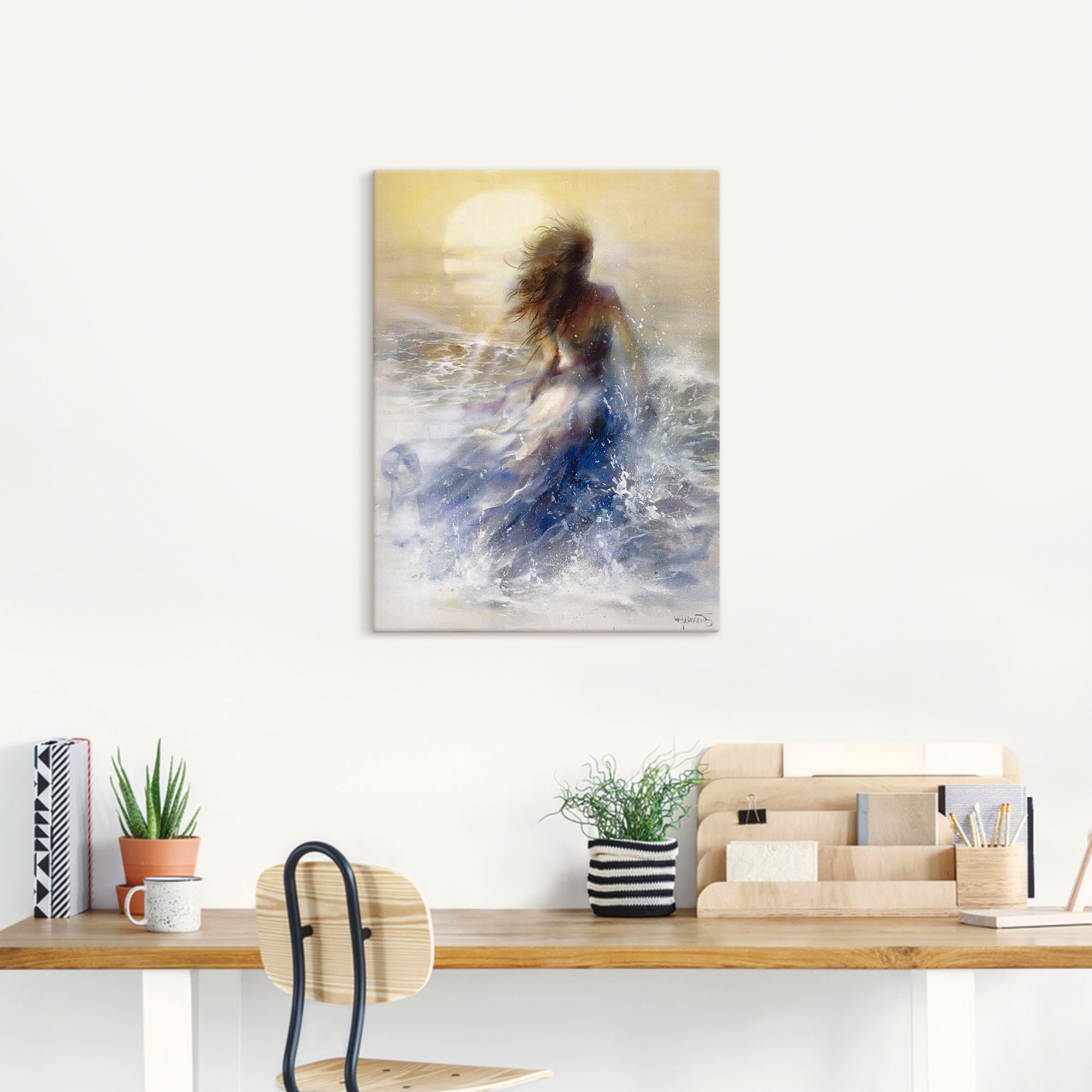 Artland Wandbild "Sommer I" Frau 1 Stk. tlg. als Leinwandbild, Poster in ve günstig online kaufen