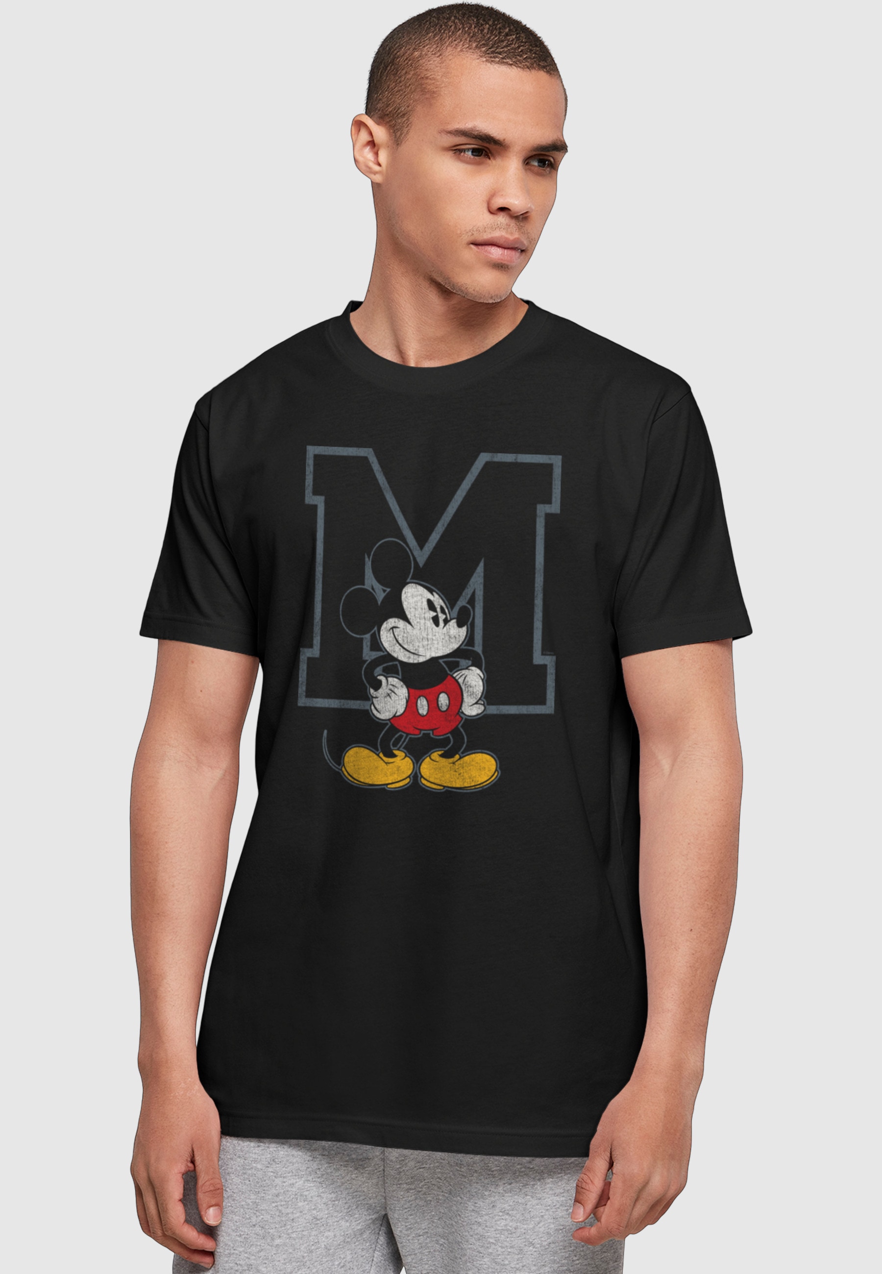 ABSOLUTE CULT T-Shirt »ABSOLUTE CULT Herren Mickey Mouse - Classic M Basic T-Shirt« 1 Stk.