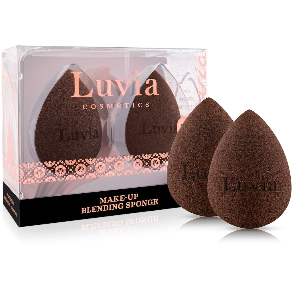 Luvia Cosmetics Make-up Schwamm »Make-Up Blending Sponge - Metallic Roségolden«, (2 tlg.)