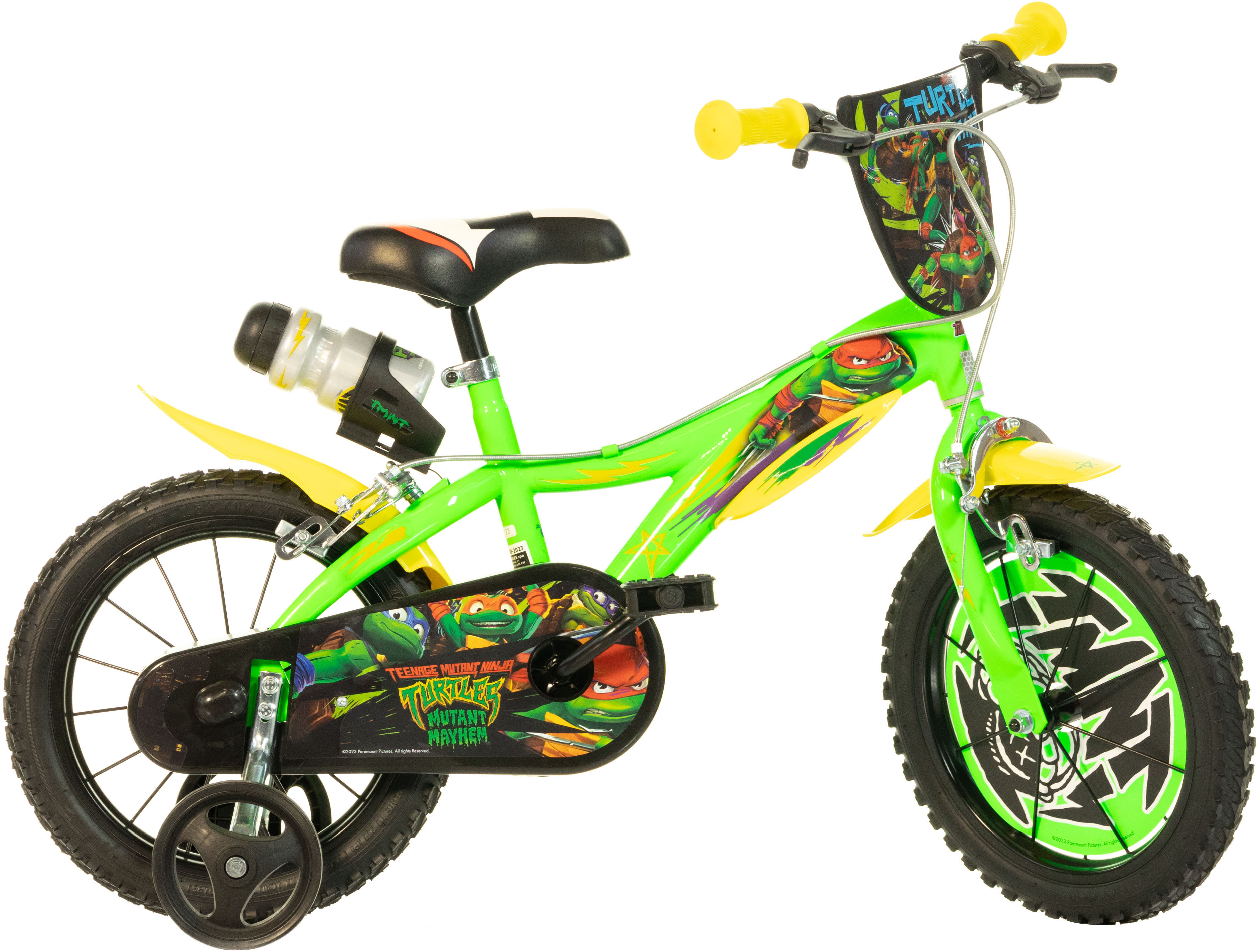 Dino Bikes Kinderfahrrad "Turtles 16" Kinderfahrrad 4-7 Jahre" 1 Gang ohne Schaltung