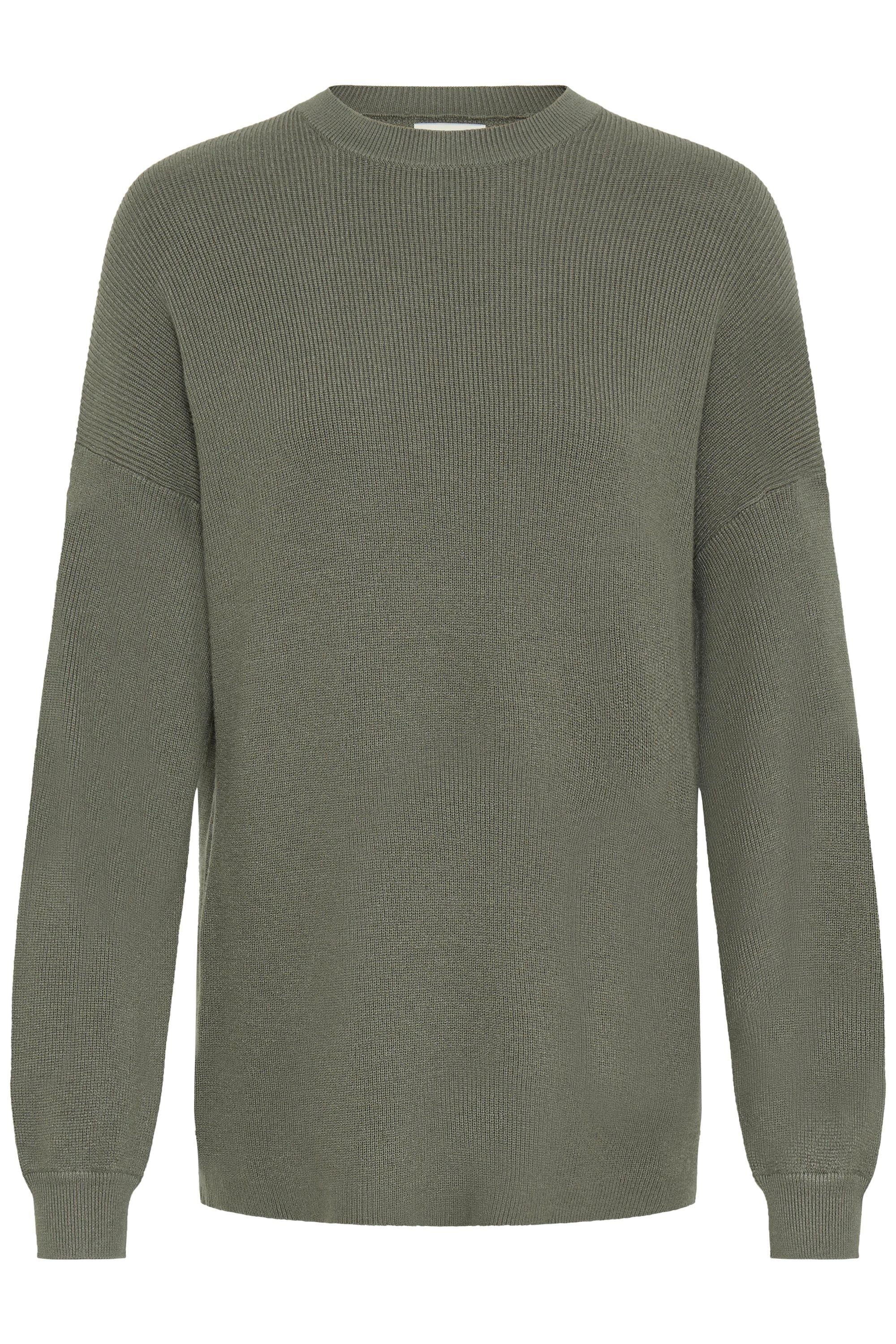 OXMO Strickfleece-Pullover "Strickpullover OXFansy"