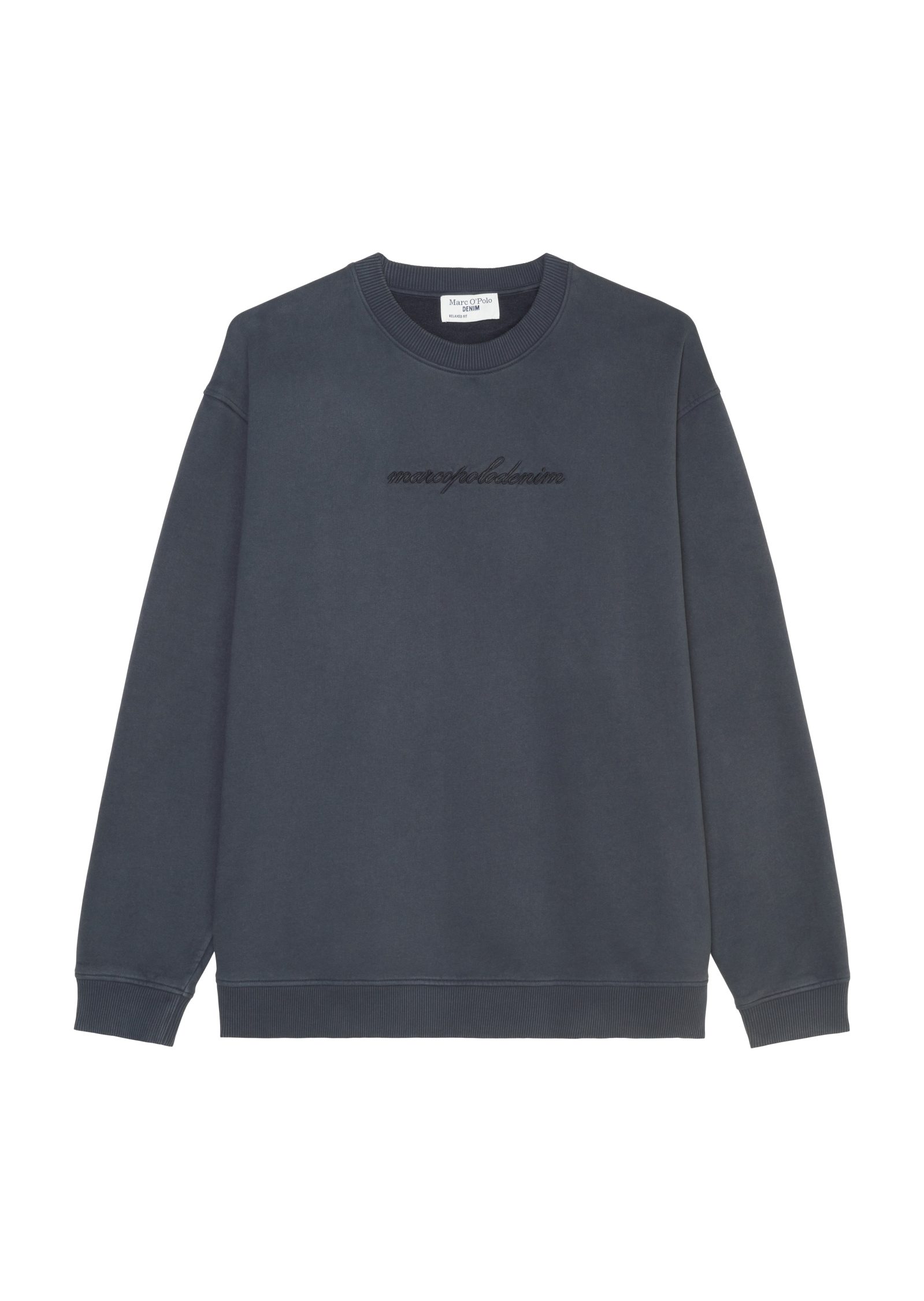 Marc O'Polo DENIM Sweatshirt, mit Ton-in-Ton-Stickerei