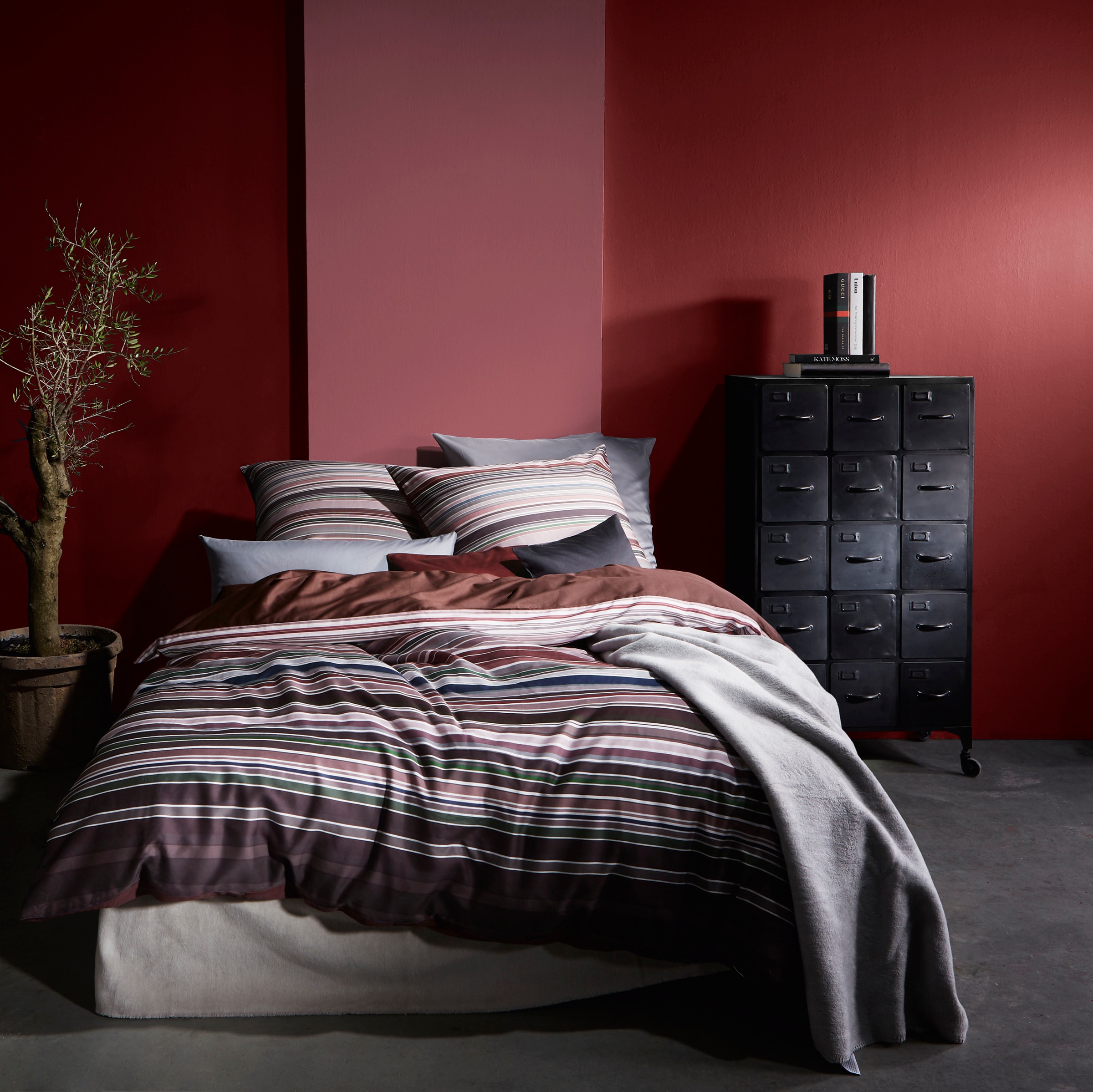 fleuresse Wendebettwäsche "Bed Art S 4389" 2 Stk. Mako Satin, Baumwolle, in Gr. 135x200, 155x220, 200x200cm