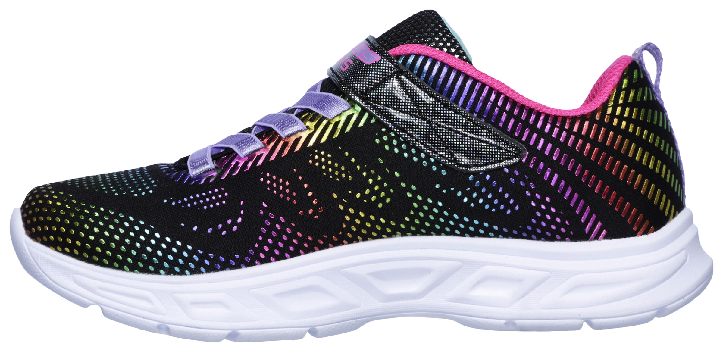 Skechers Kids Sneaker »Blinkschuh LITEBEAMS-Gleam N`Dream«, mit blinkender Laufsohle, Freizeitschuh, Halbschuh, Schnürschuh