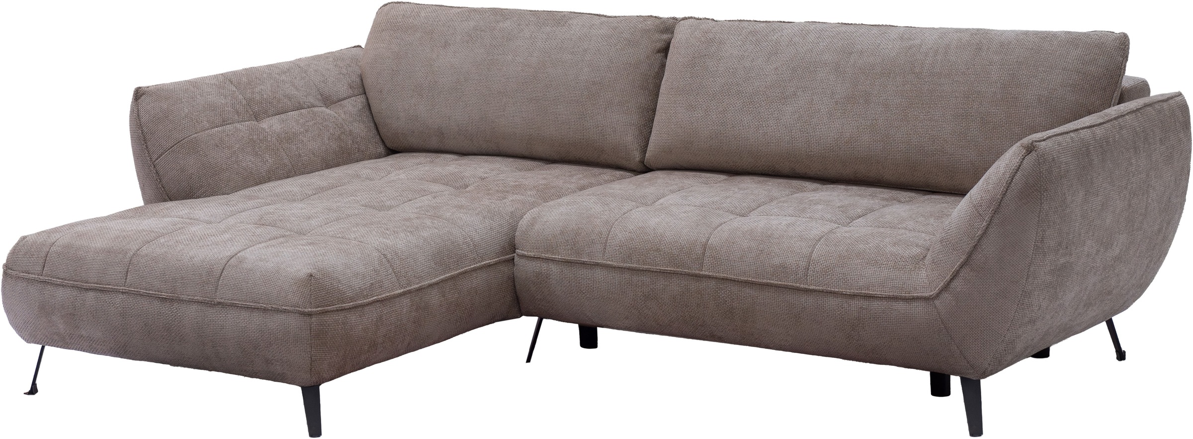 exxpo - sofa fashion Ecksofa »Samoa, bequem und modern, mit Easy-Lift-Bettfunktion, L-Form«, Ecksofa Samoa, inkl. Bettfunktion, Bettkasten und Rückenkissen