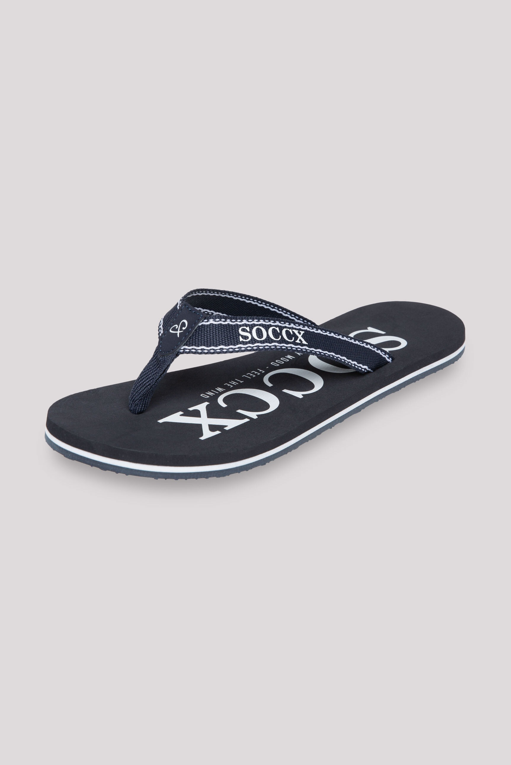 SOCCX Zehentrenner  mit Logo-Applikation