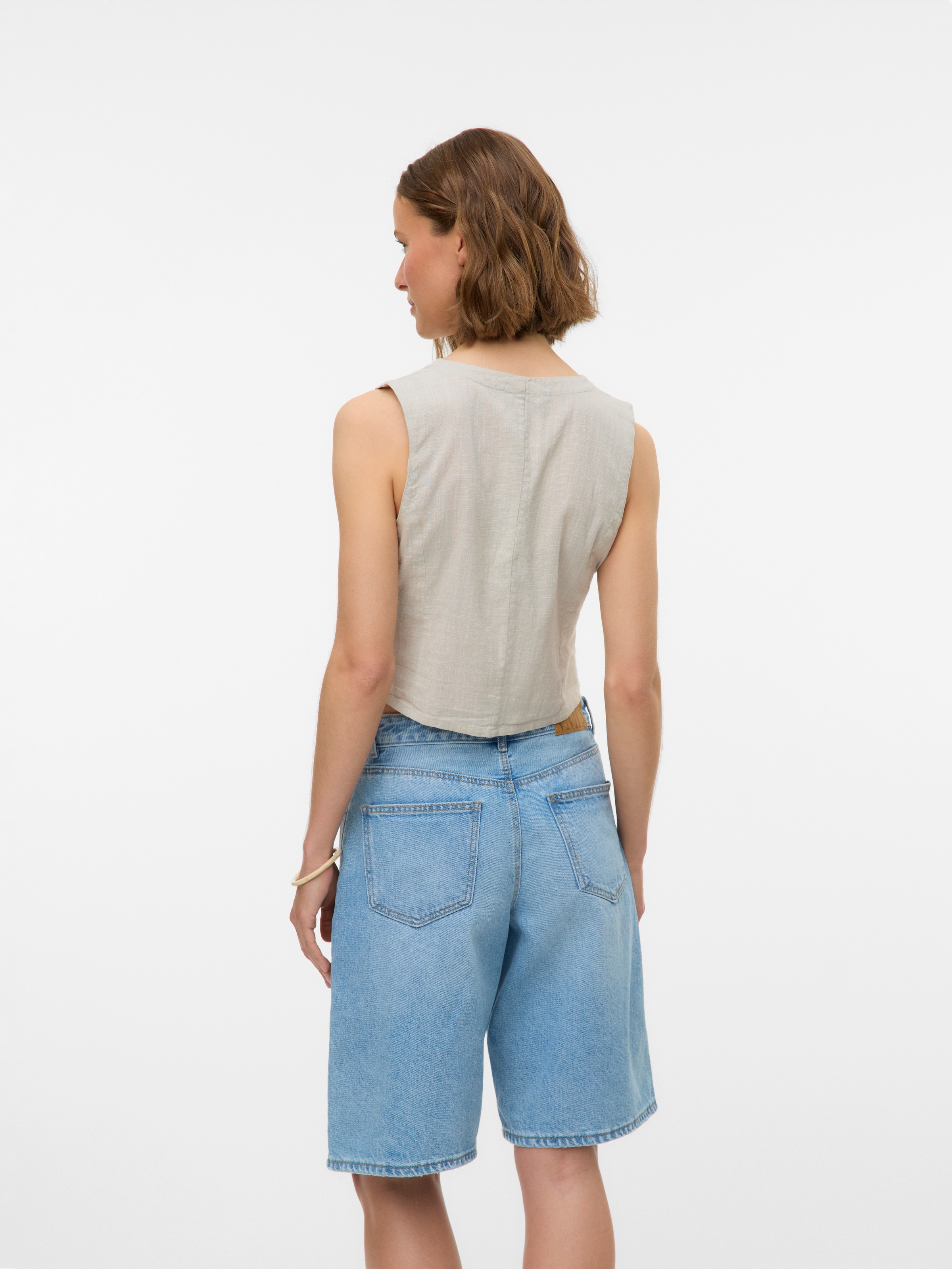 Vero Moda Kurzweste »VMCAIA SL VEST WVN NOOS«