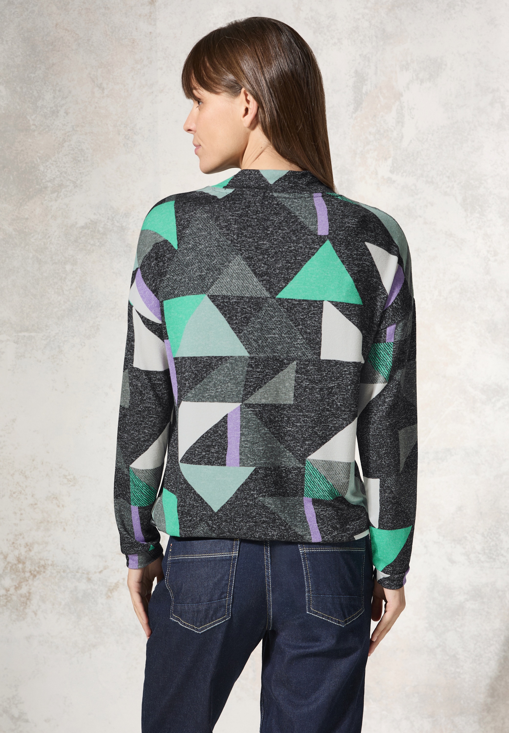 Cecil Langarmshirt, mit Tunnelzug am Saum